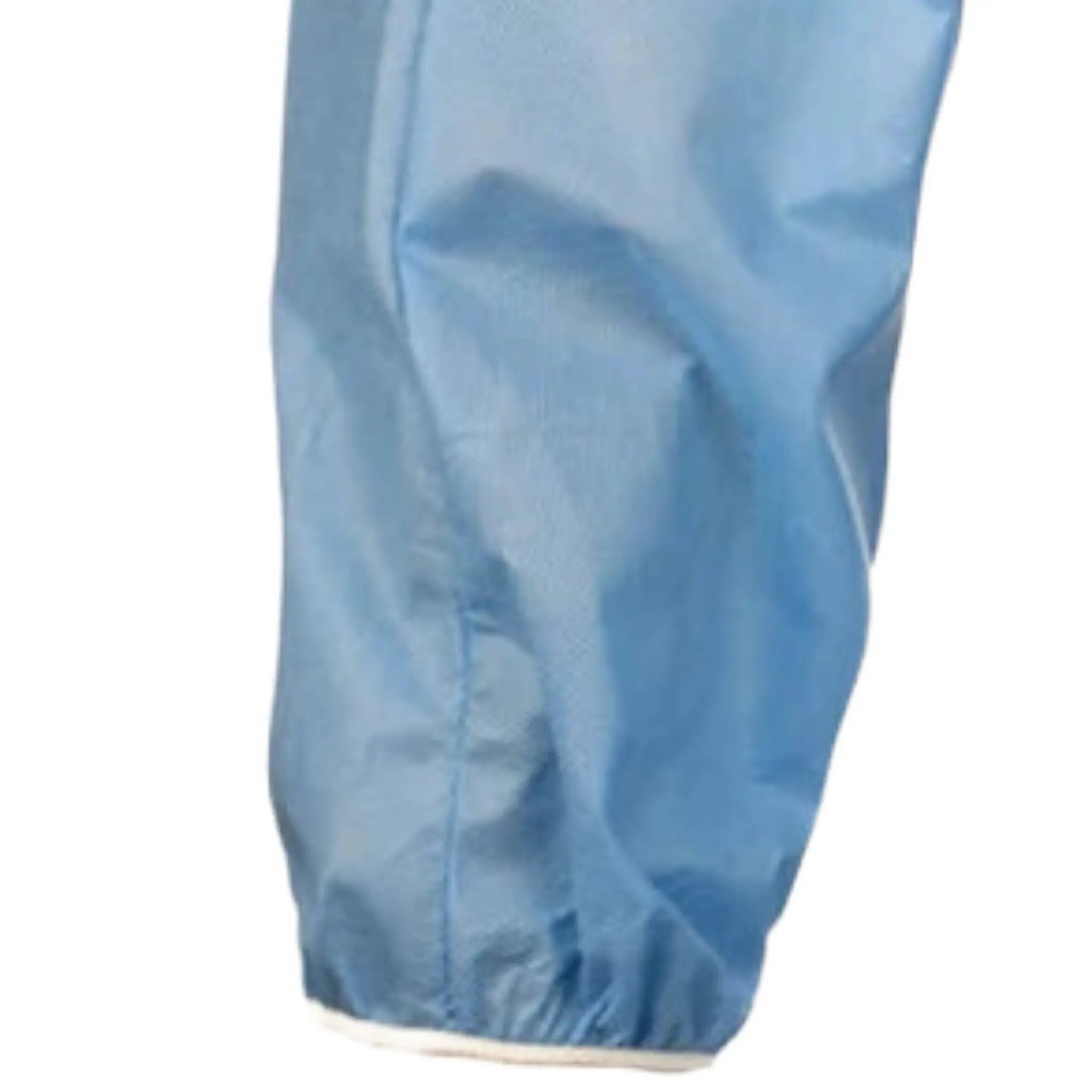 Lakeland SafeGard SSG414B Blue Coveralls with Attached Hood, Wrist Close Up
