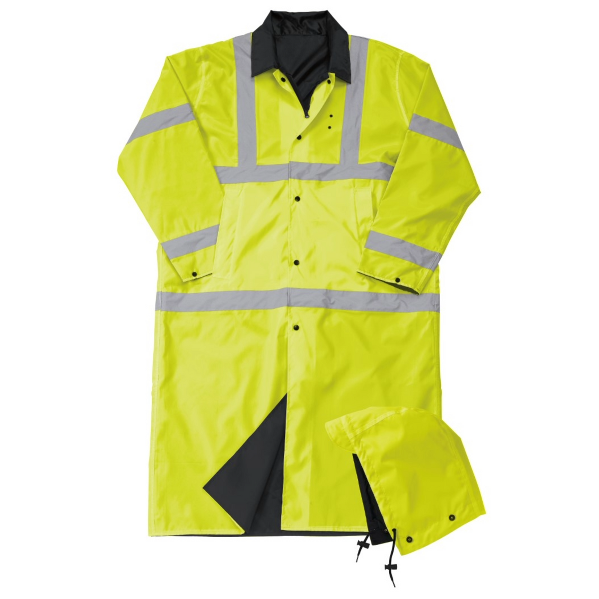 Liberty Uniform 586MFL ANSI 3 Reversible Police Raincoat, Main Image