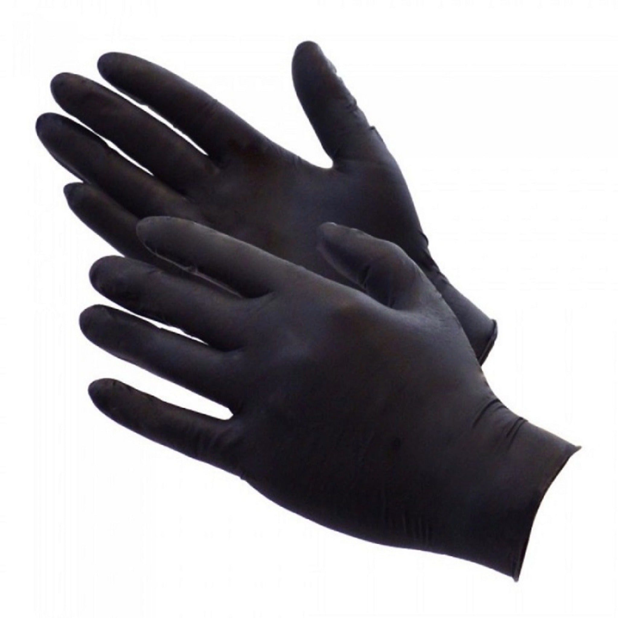 LW Concept LW200 Nitrile Powder-Free Exam Gloves, Black, Box of 100-Main-Image
