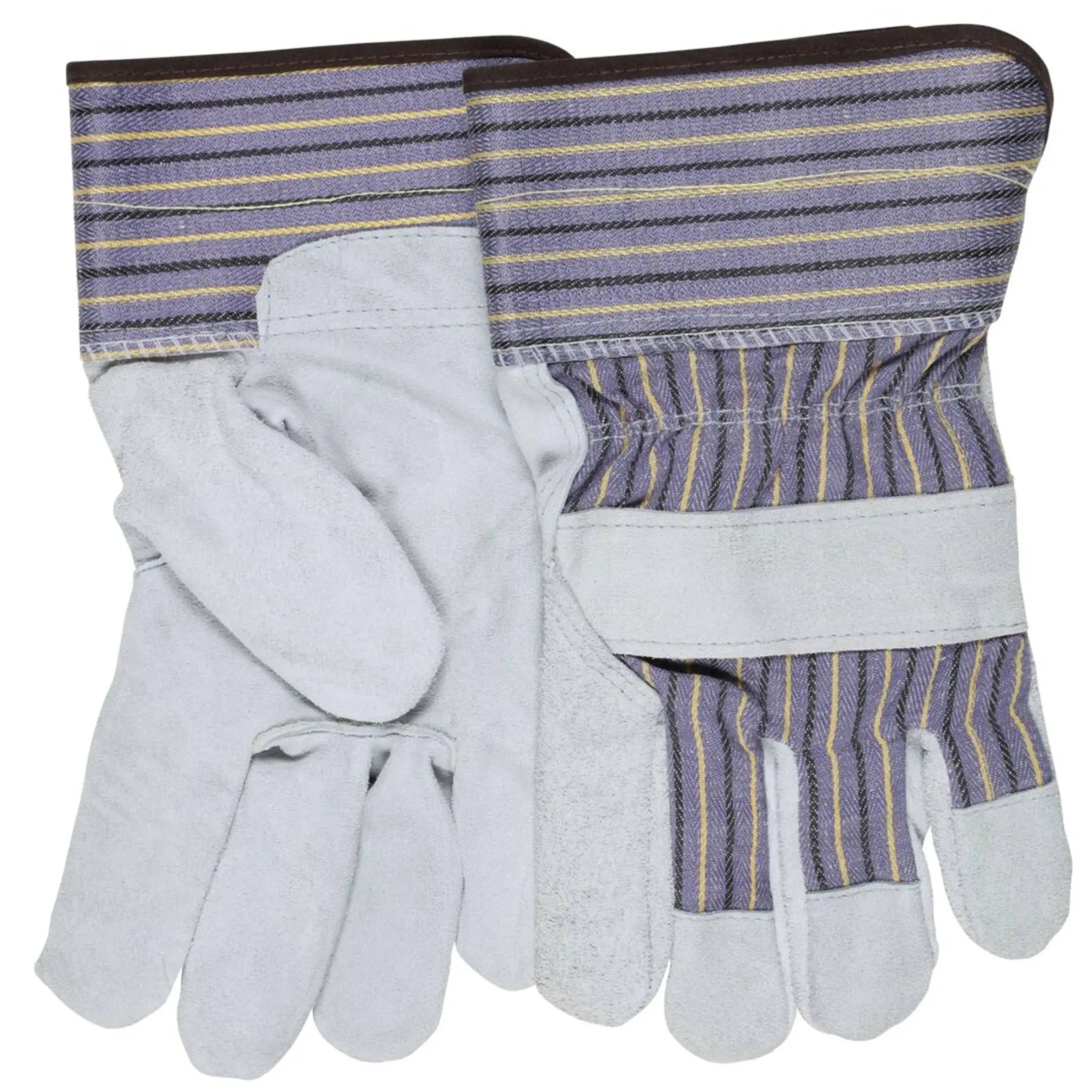 MCR Safety 1400K Split Leather Palm Work Gloves, Pair