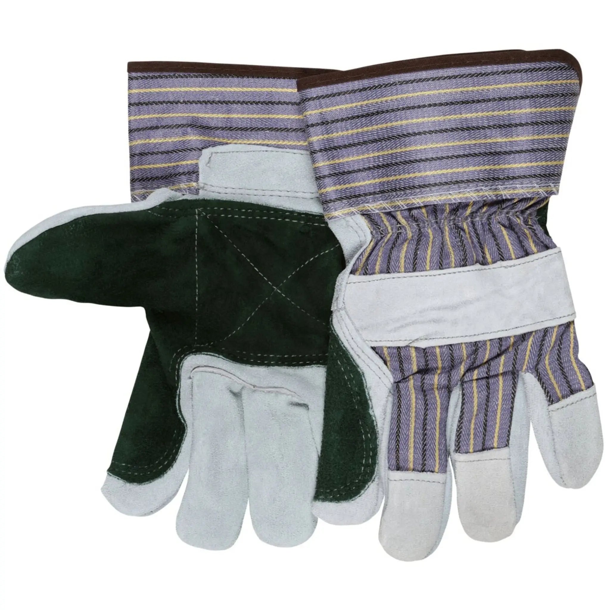MCR Safety 1411A Leather Palm Work Gloves, Pair