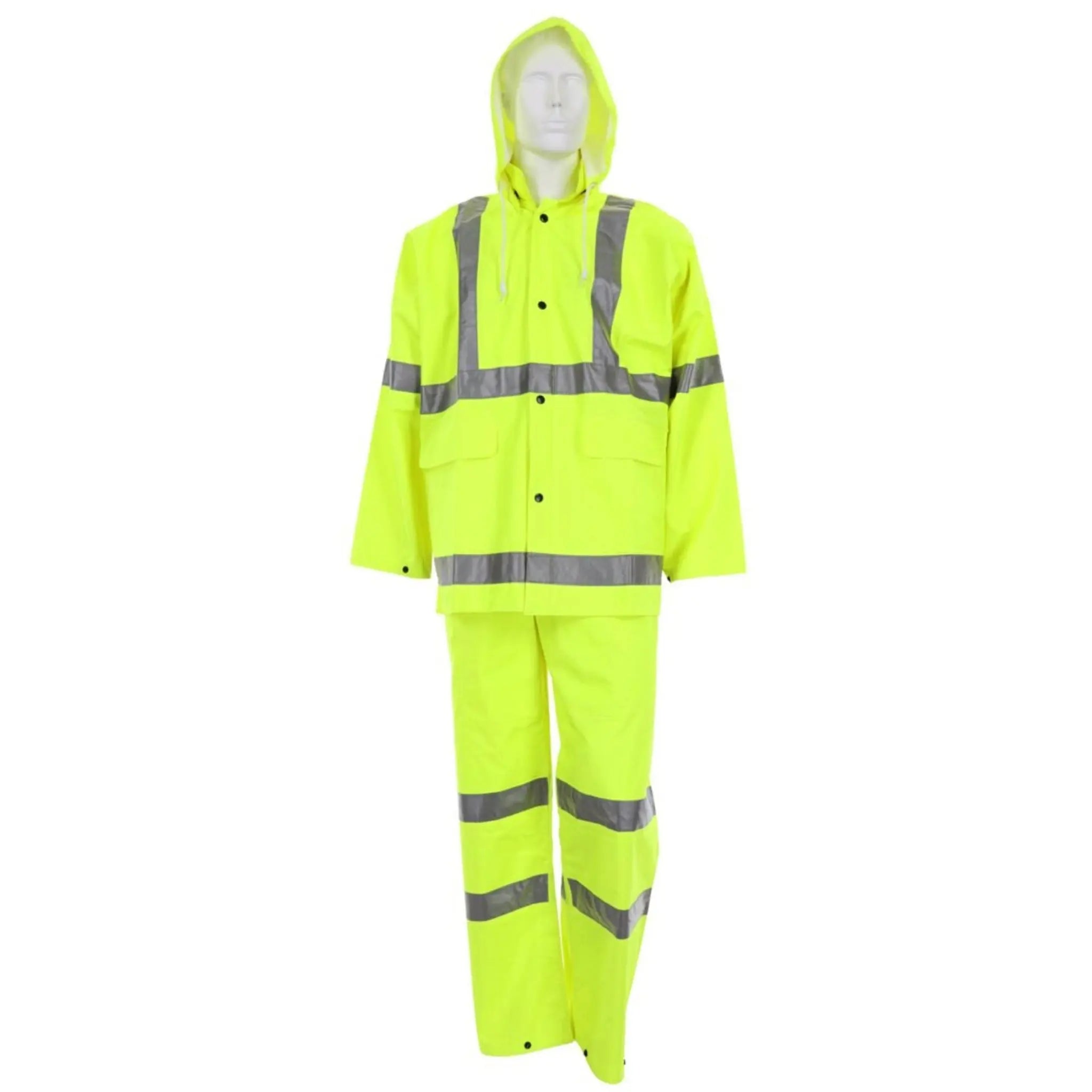 MCR Safety Luminator 2083SR Hi-Vis Rain Suit, Front Image