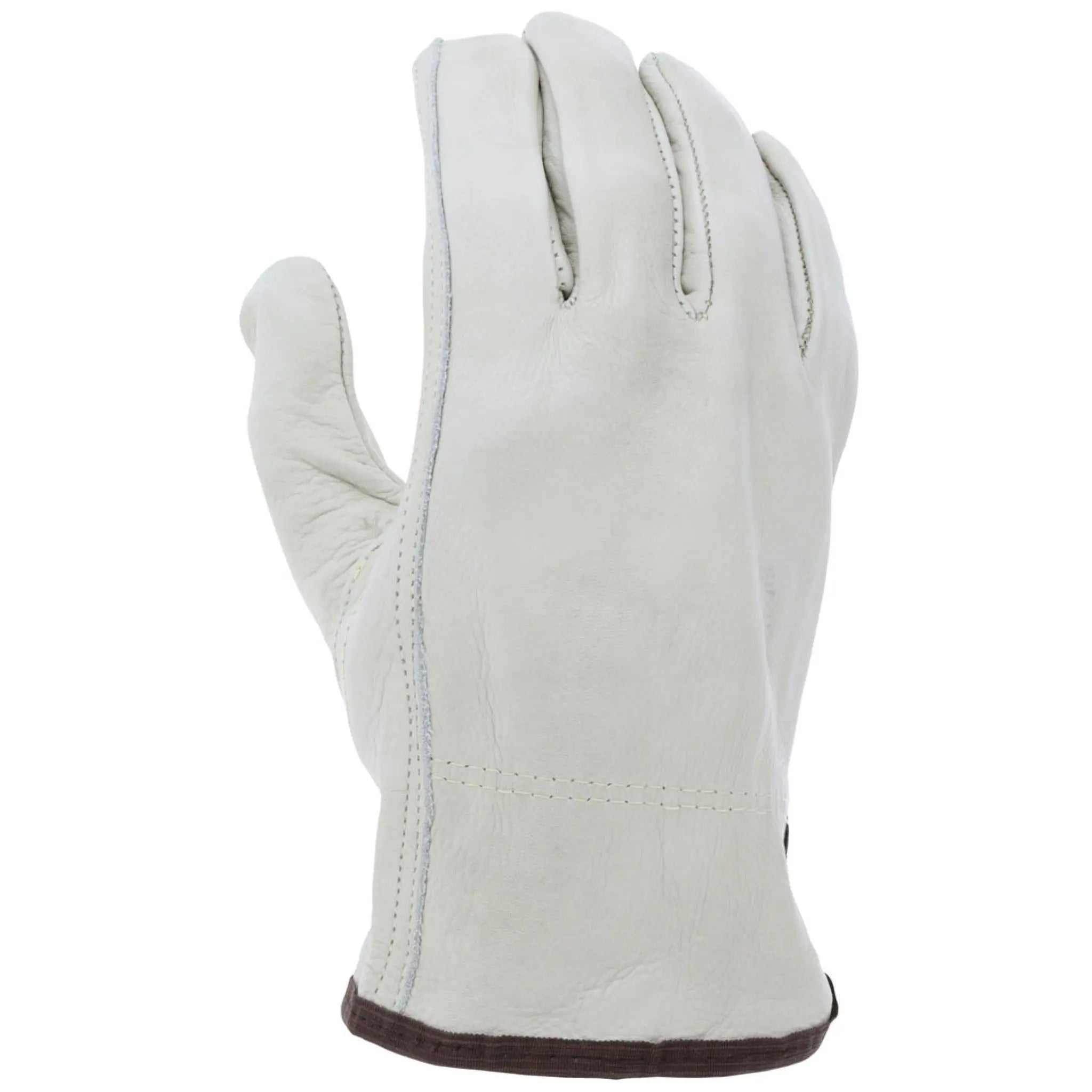 MCR Safety 3211IN Leather Drivers Work Gloves, Dorsal View