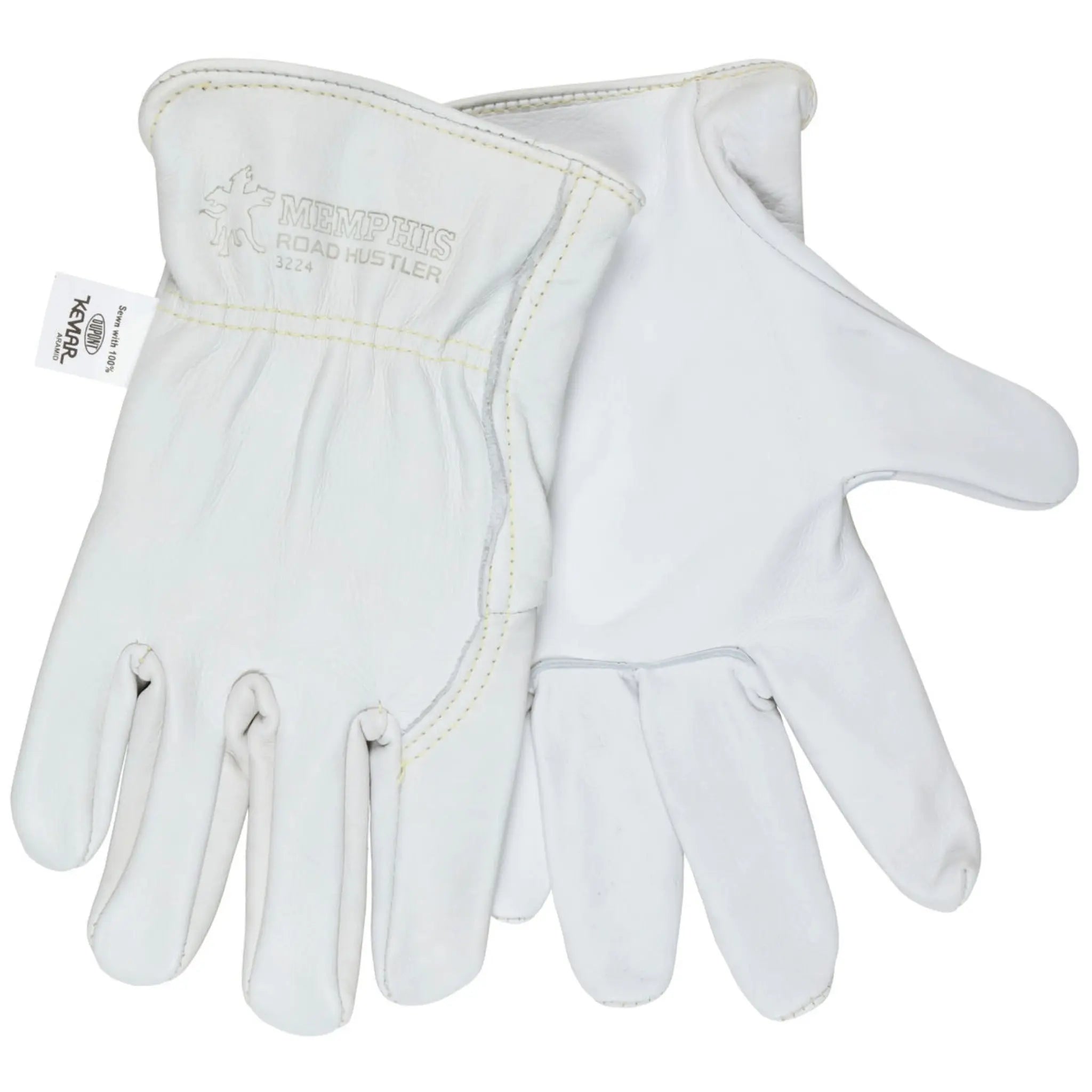 MCR Safety Road Hustler 3224S Leather Drivers Work Gloves, Pair