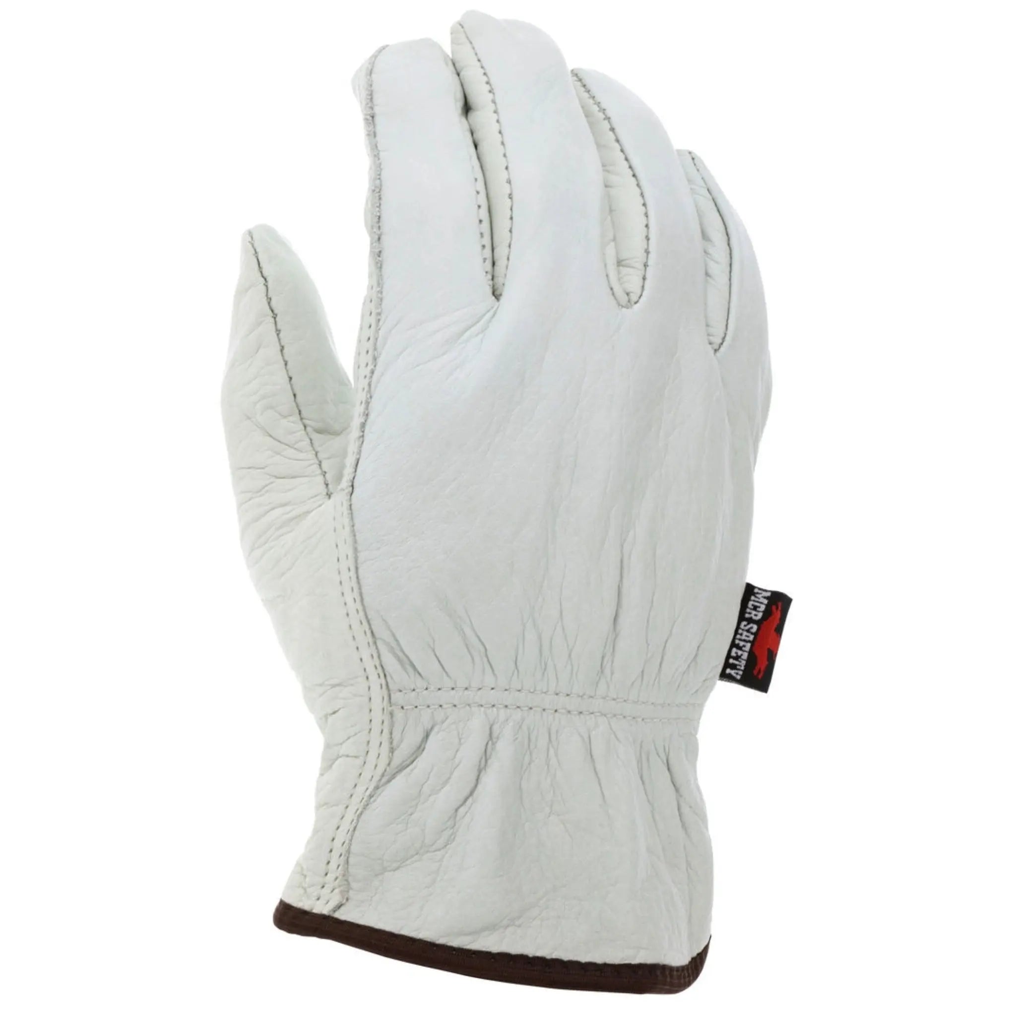 MCR Safety 3250 Leather Drivers Work Gloves, Dorsal View