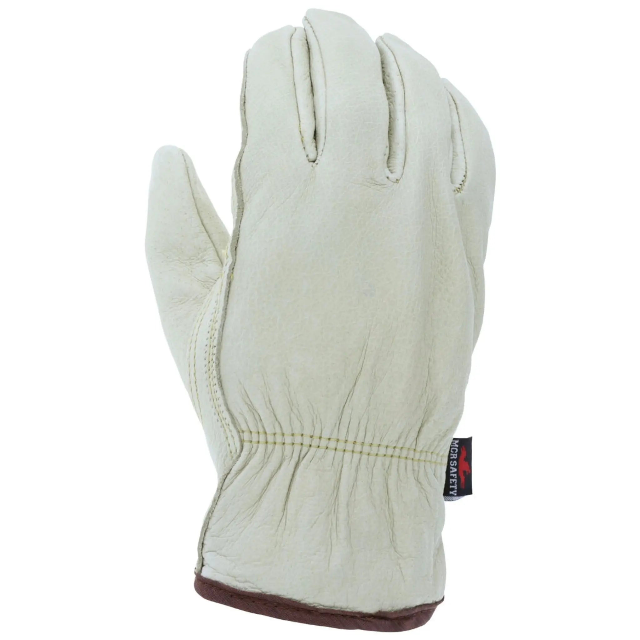 MCR Safety 3450 Leather Drivers Work Gloves, Dorsal View