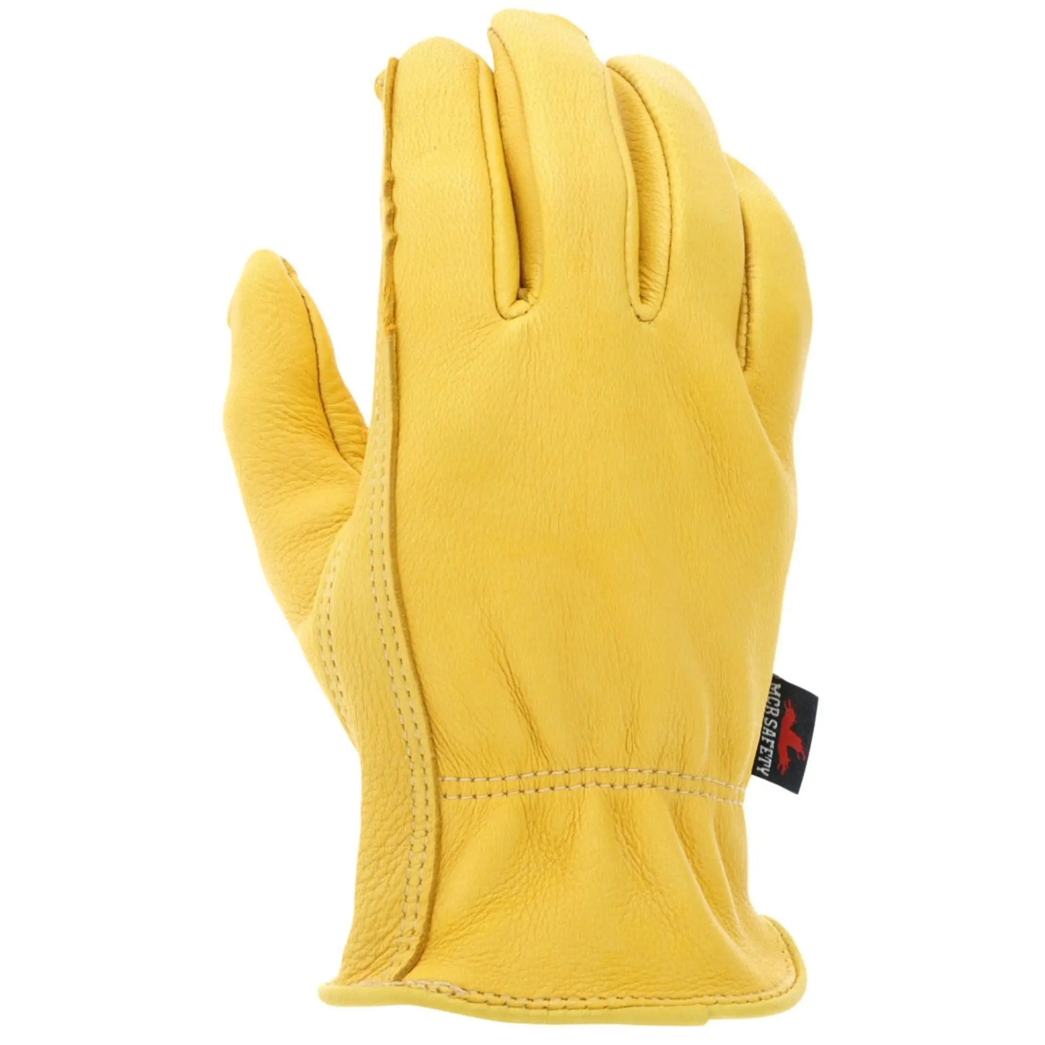 MCR Safety 3500 Leather Drivers Work Gloves, Dorsal View