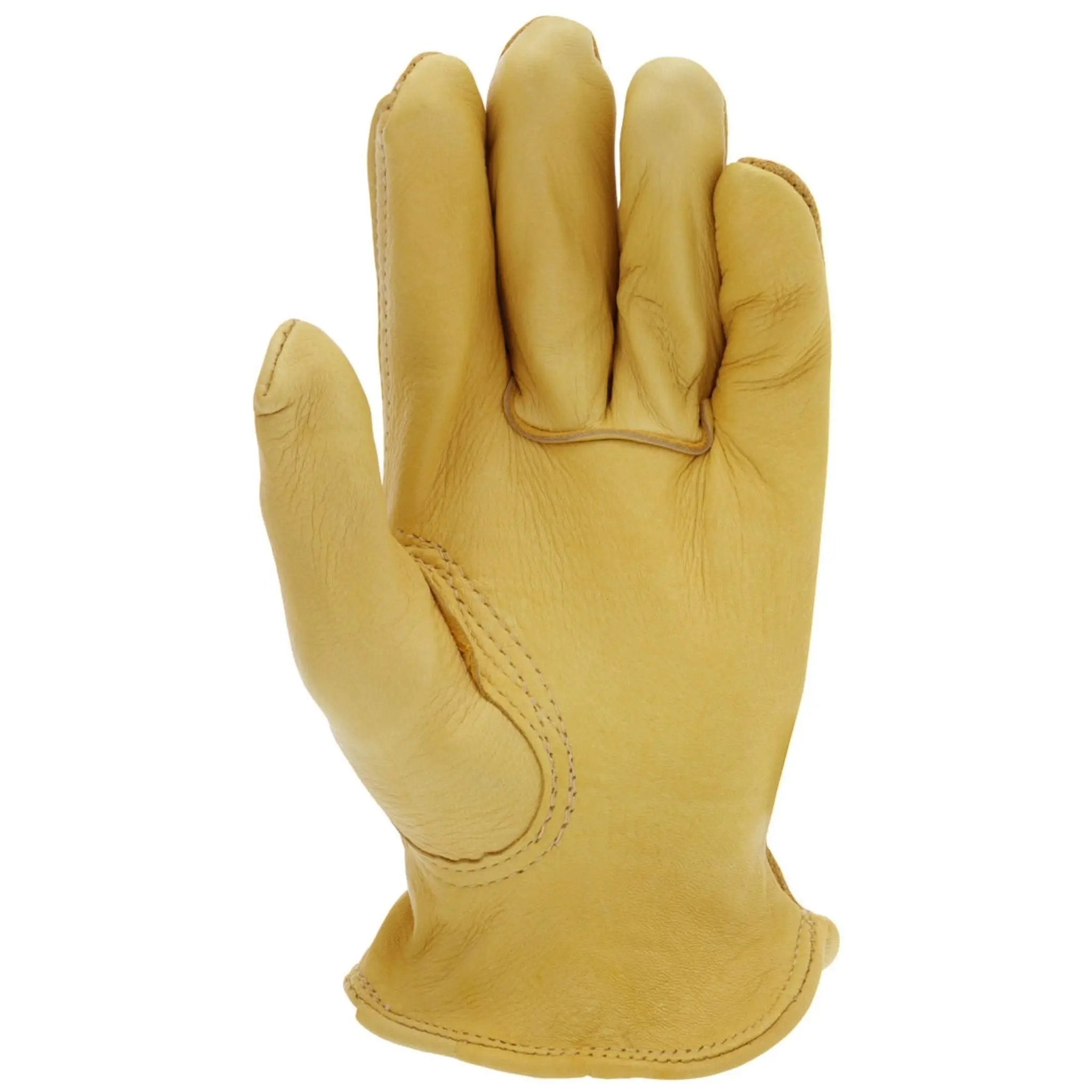 MCR Safety 3505 Leather Drivers Work Gloves, Palm View