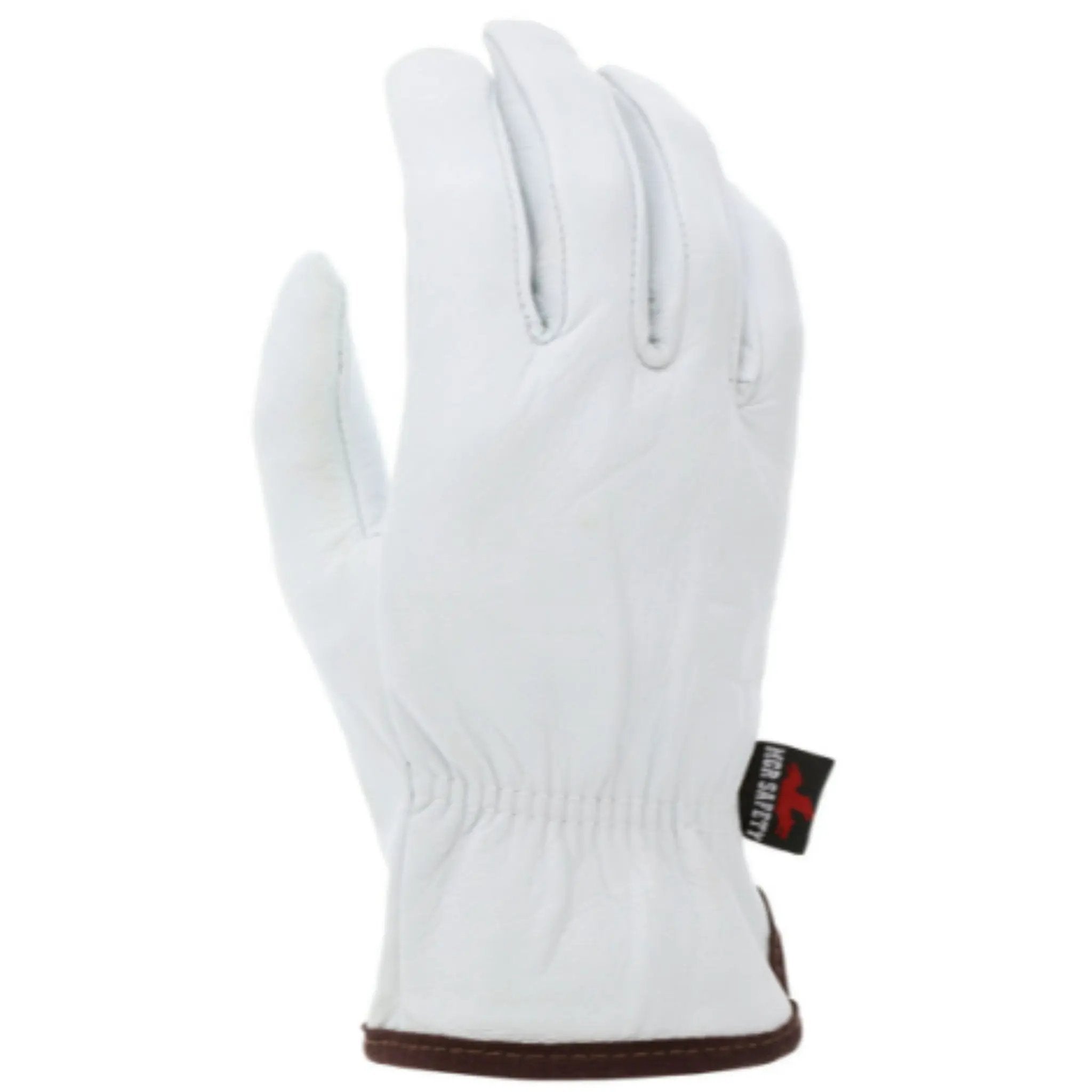 MCR Safety 3601 Leather Drivers Work Gloves, Dorsal View