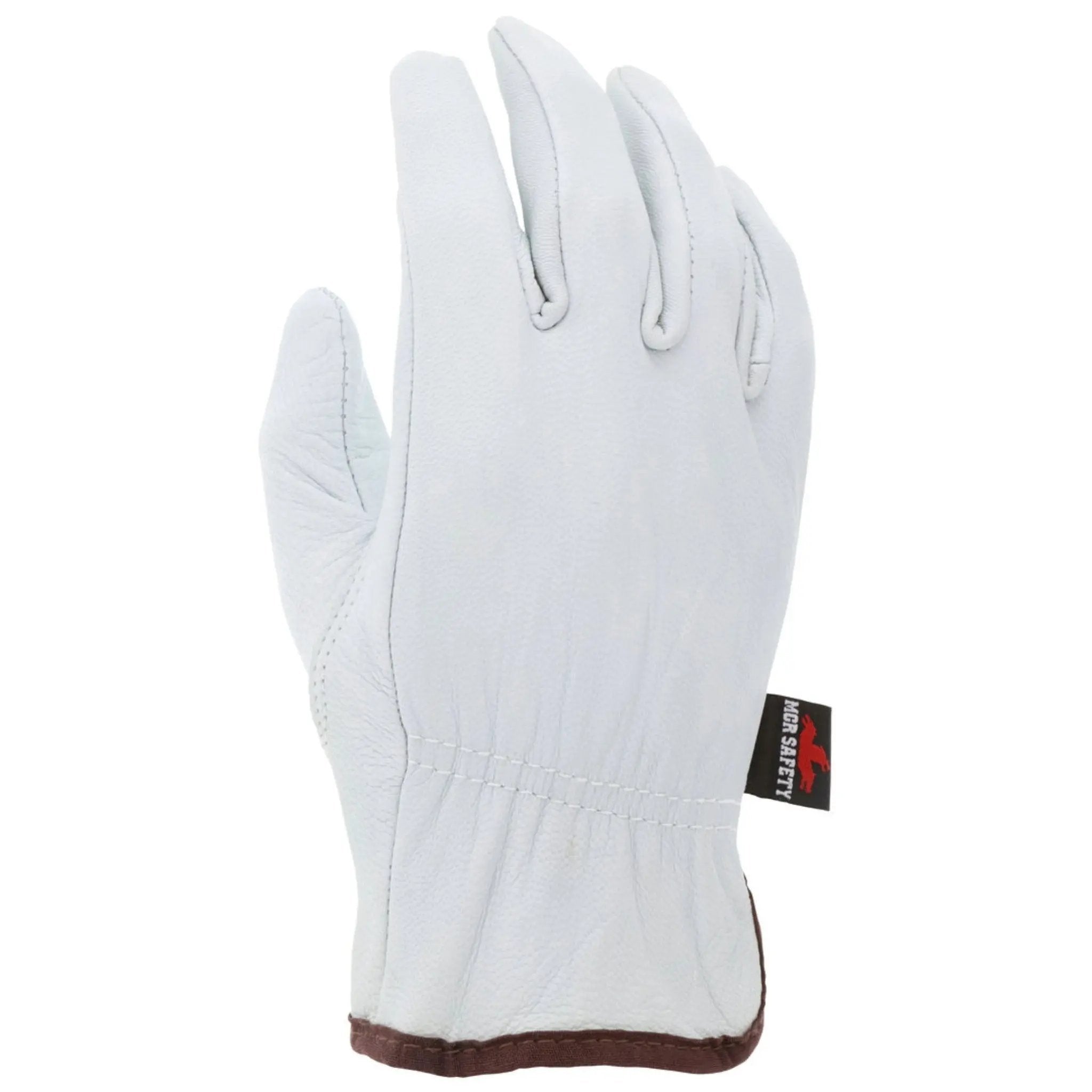 MCR Safety 3611 Premium Leather Drivers Work Gloves, Dorsal View