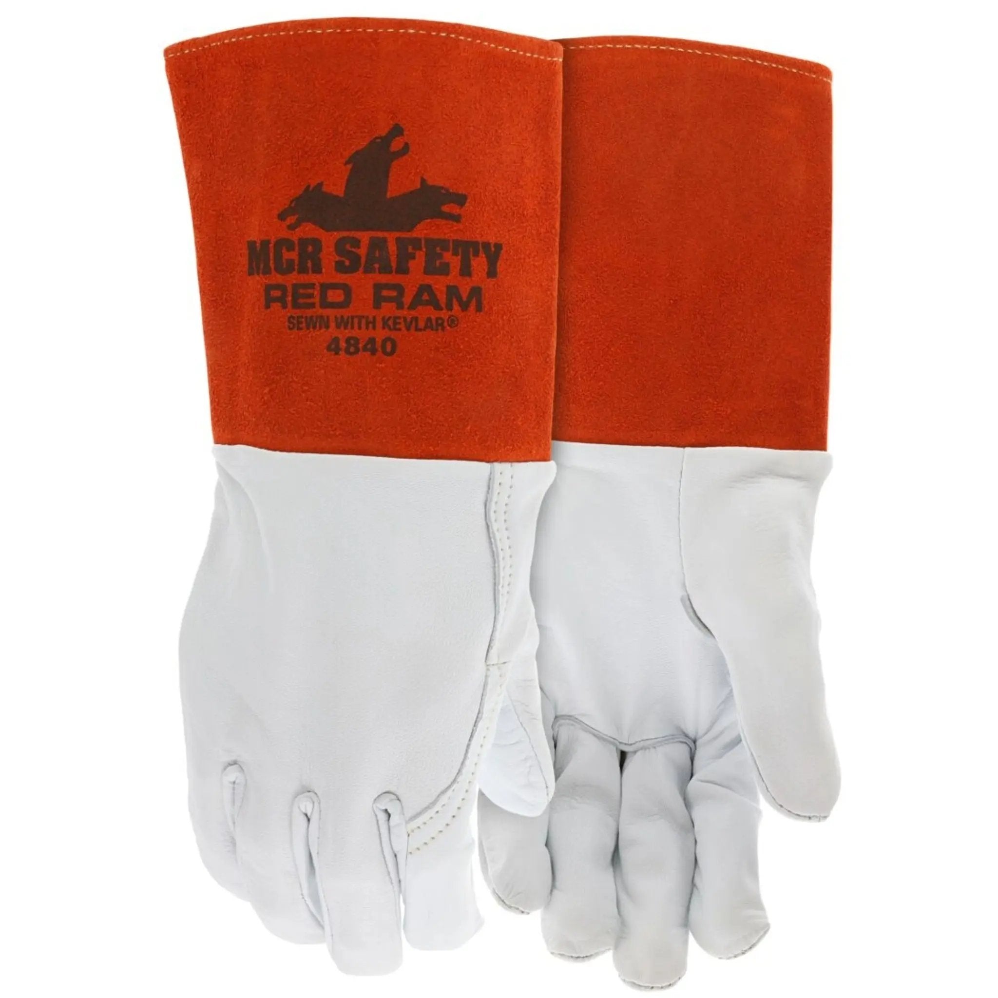 MCR Safety Red Ram 4840 Leather Welding Work Gloves, Main Image