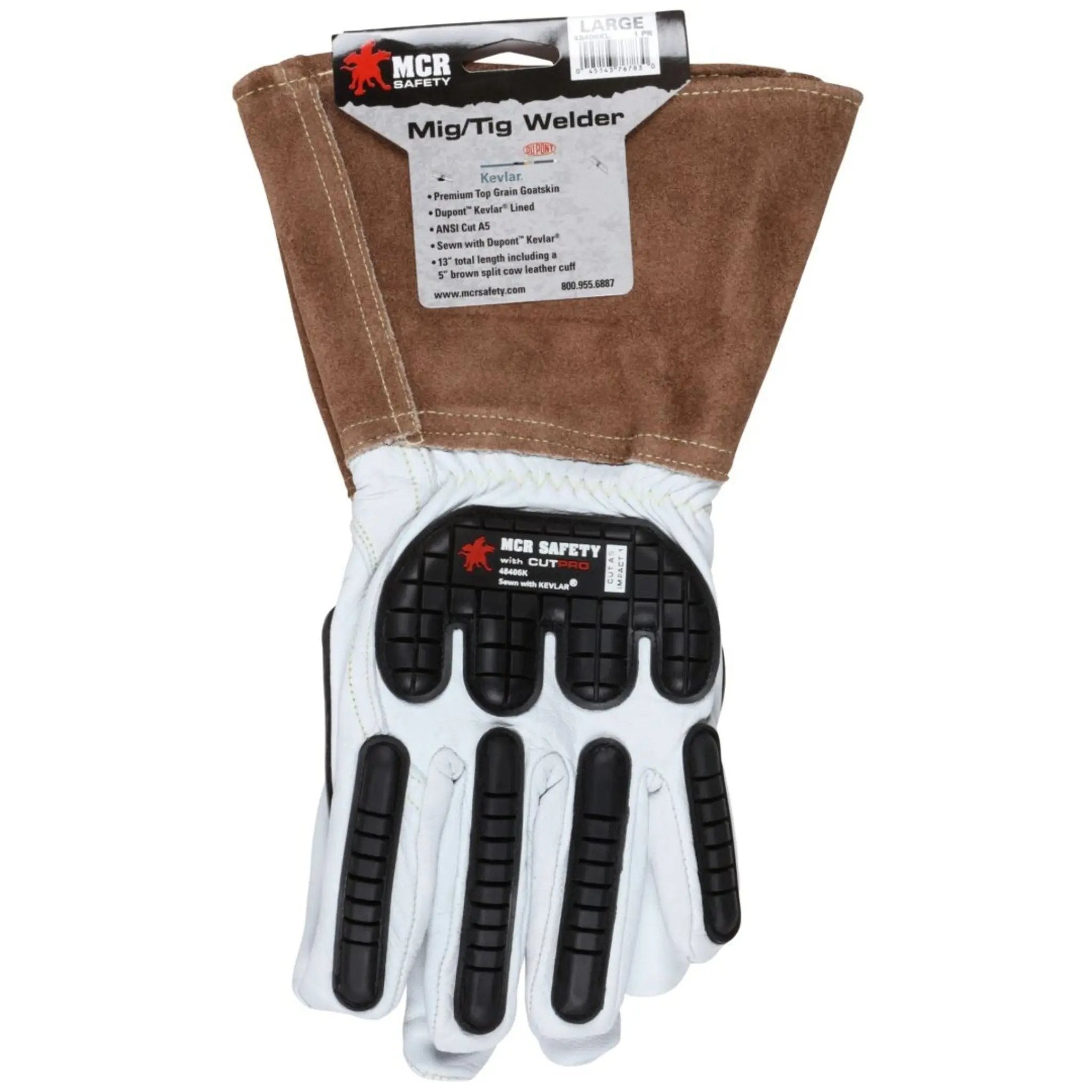 MCR Safety Welding 48406K Work Gloves, Pair