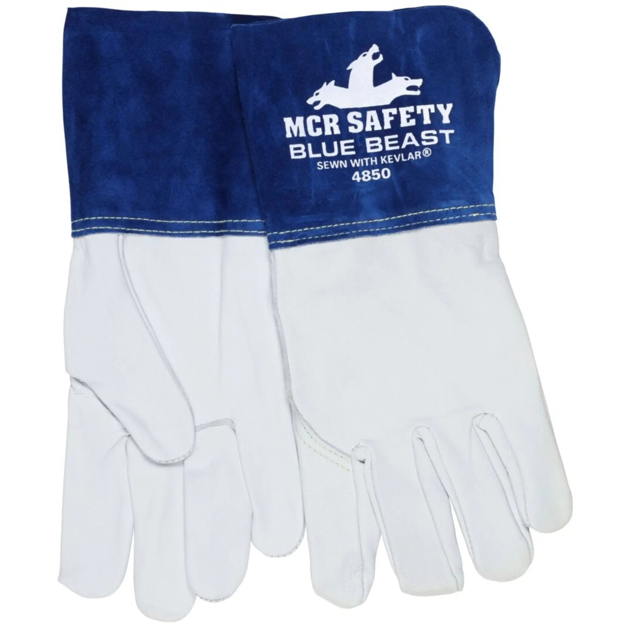 MCR Safety Blue Beast 4850 Work Gloves, Pair