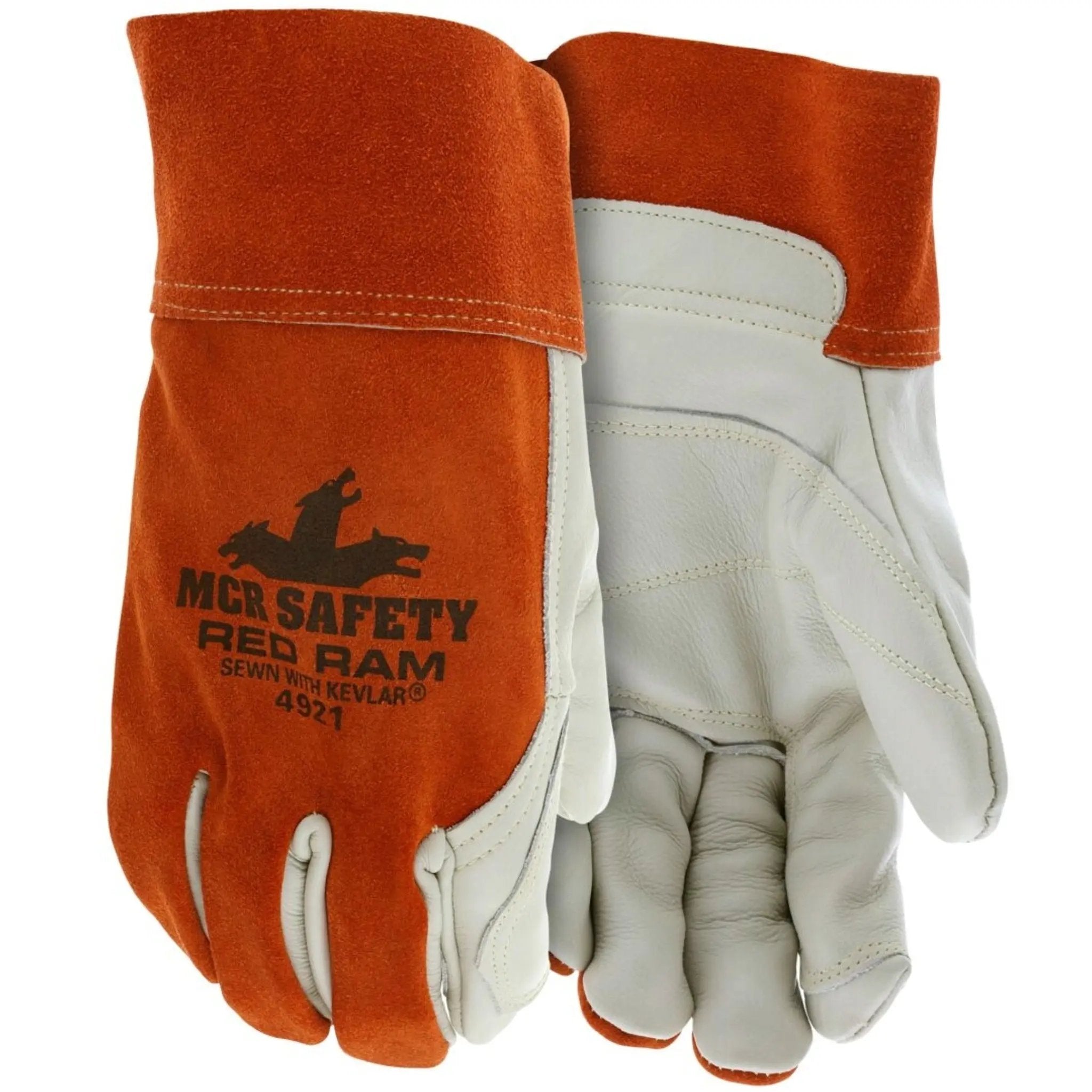 MCR Safety Red Ram 4921 Welding Work Gloves, Main