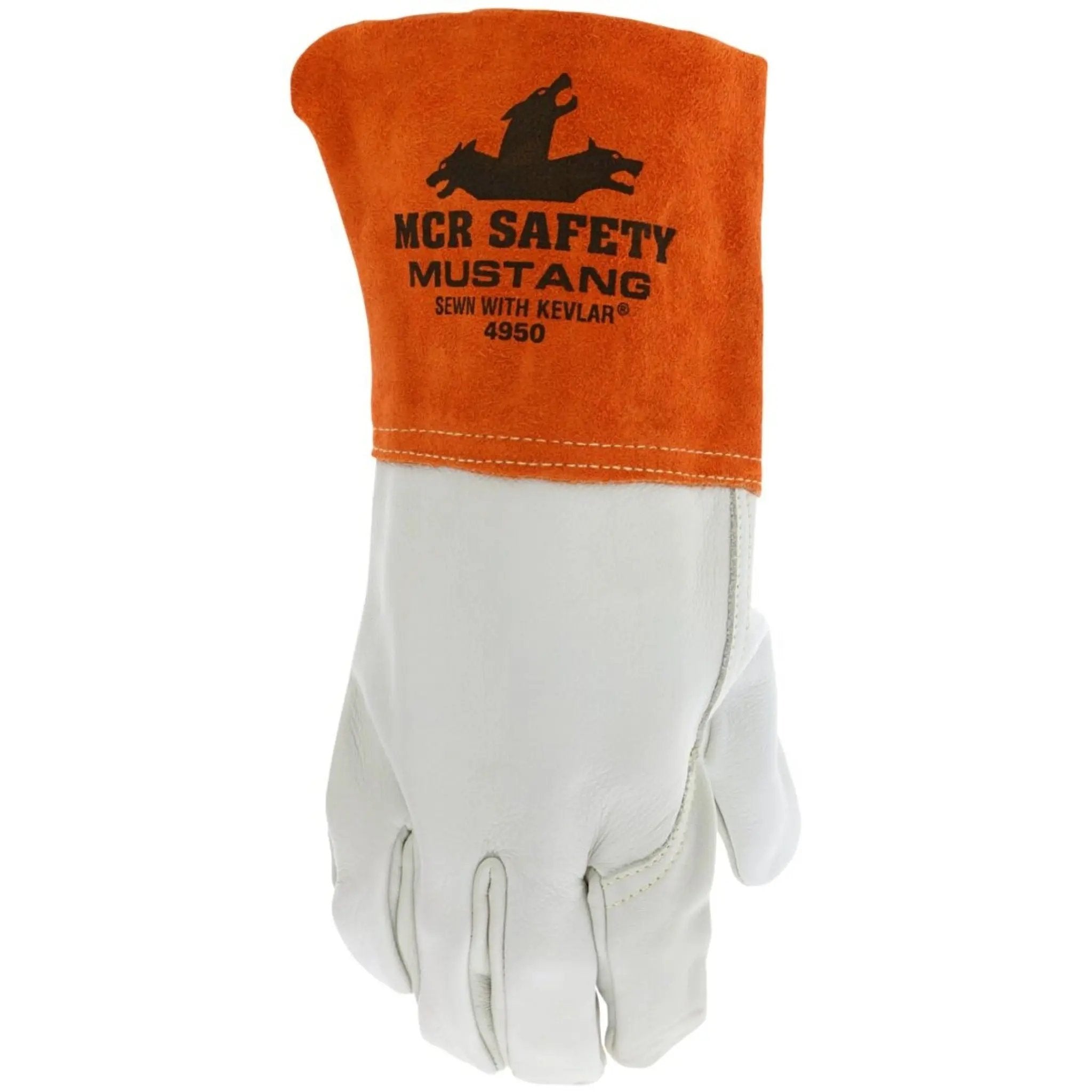 MCR Safety Mustang 4950 Welding Work Gloves, Dorsal View