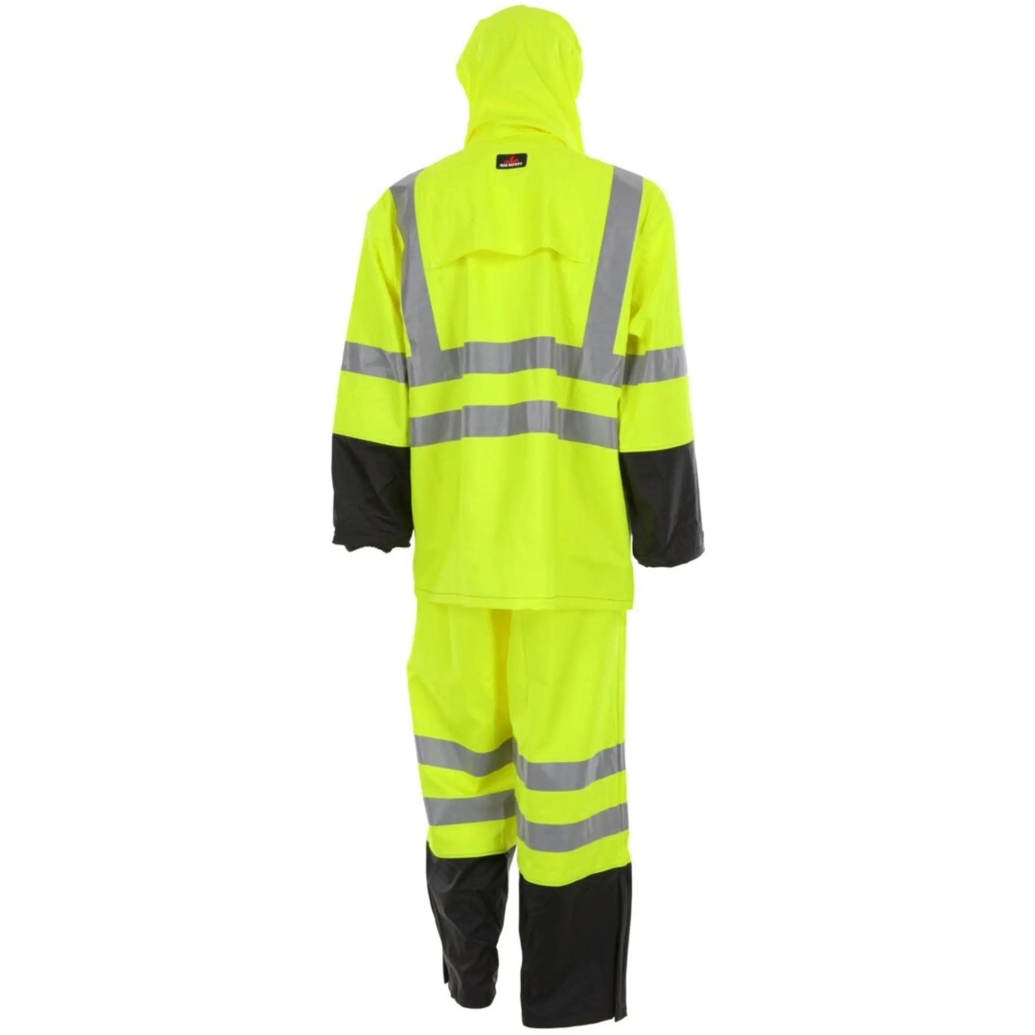 MCR Safety Luminator Series 5182S Reflective Rain Suit, Back View