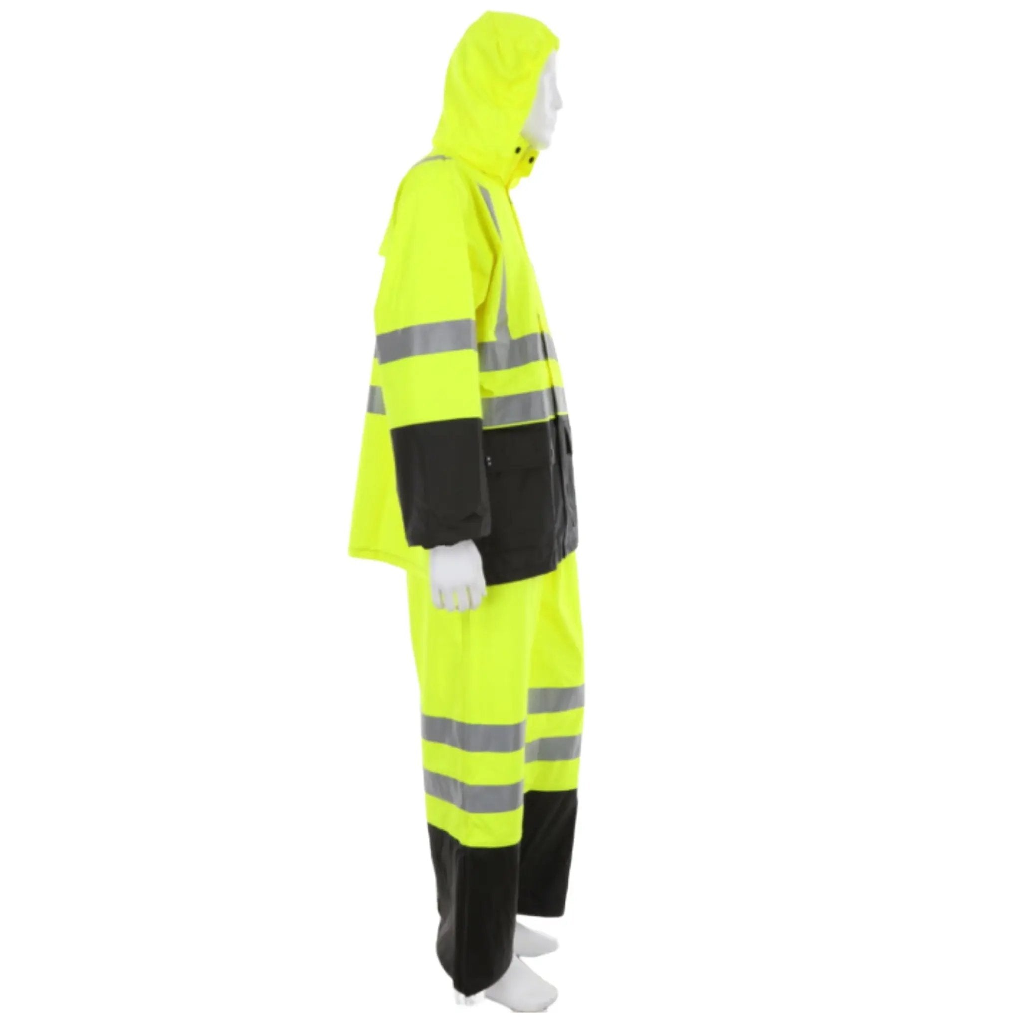MCR Safety Luminator Series 5182S Reflective Rain Suit,Side View