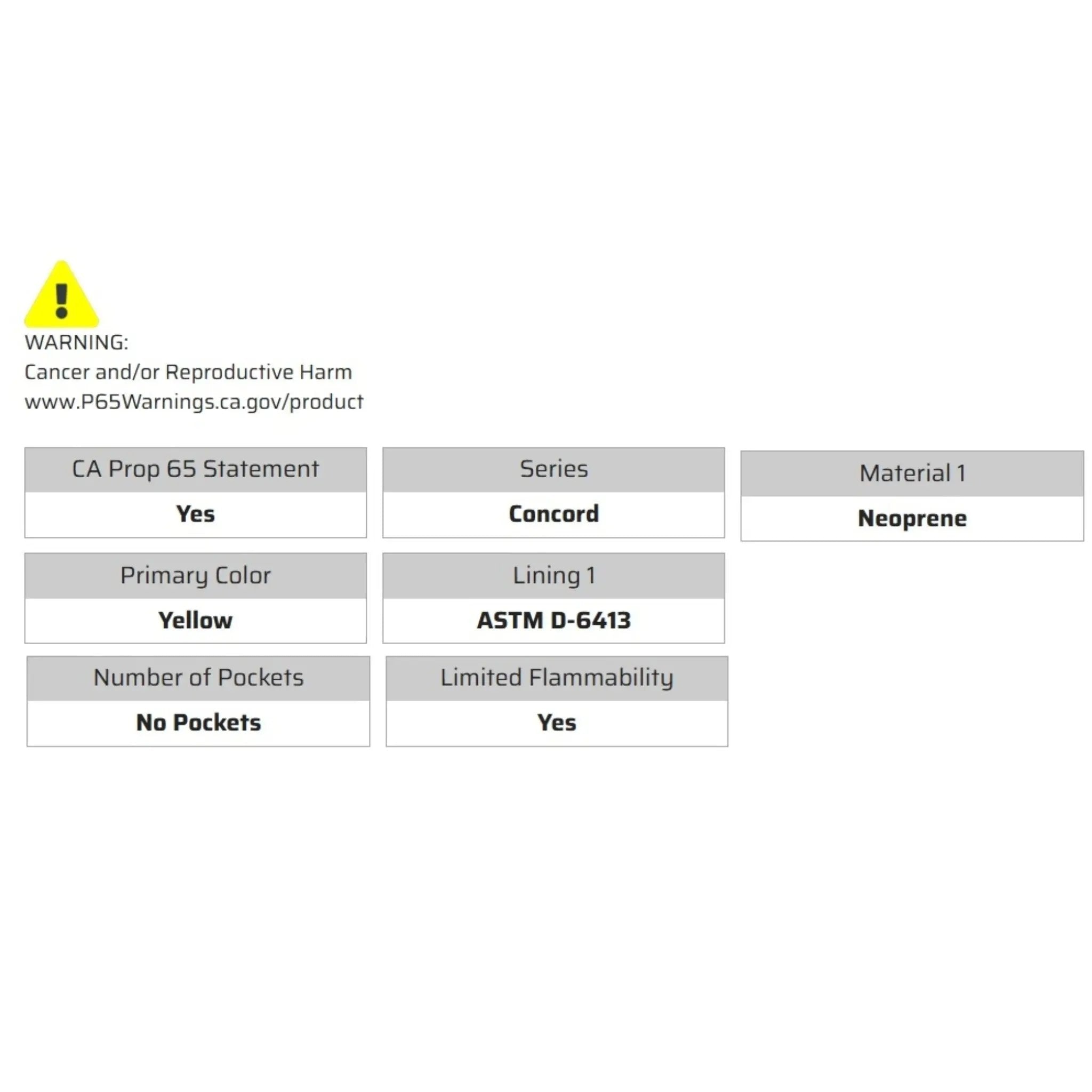 MCR Safety Concord Series 800JH Rain Jacket, Specs