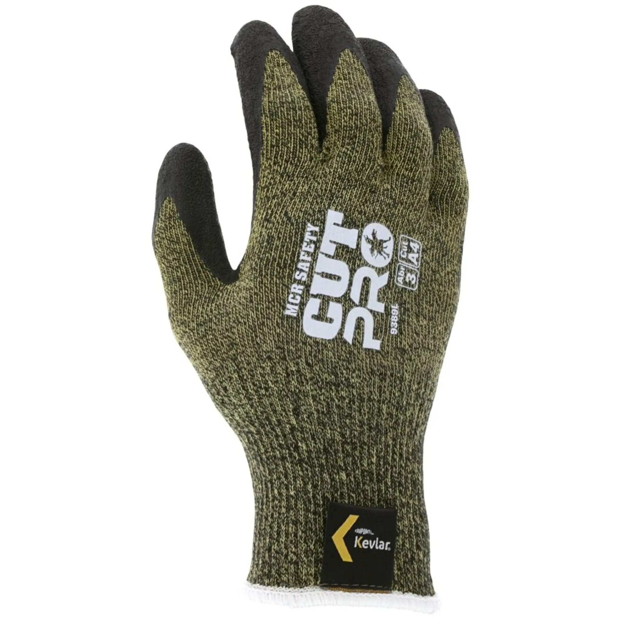 MCR Safety CutPro 9389 Work Gloves, Dorsal View