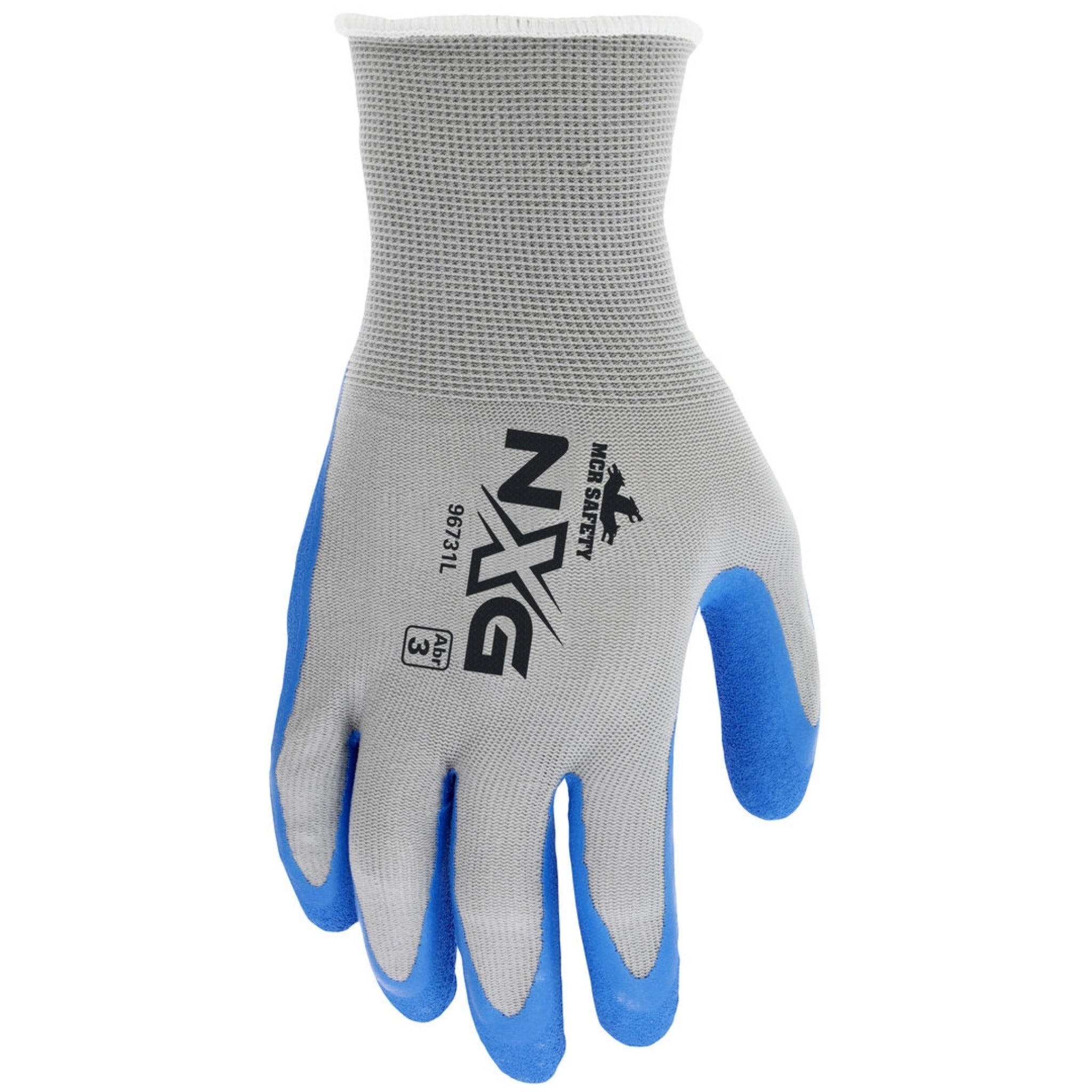 MCR Safety NXG 96731 Work Gloves, Dorsal View