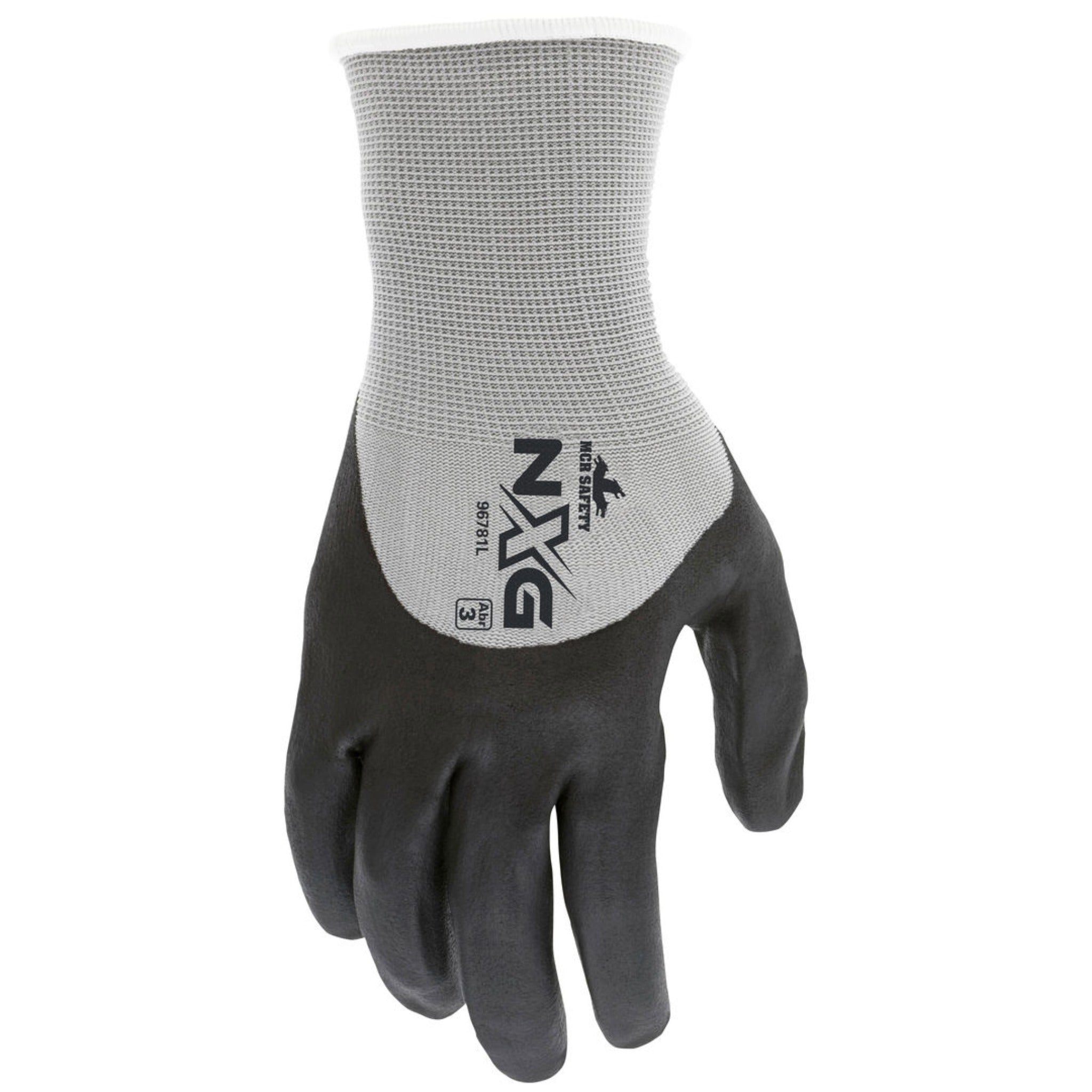 MCR Safety NXG 96781 Work Gloves, Dorsal View