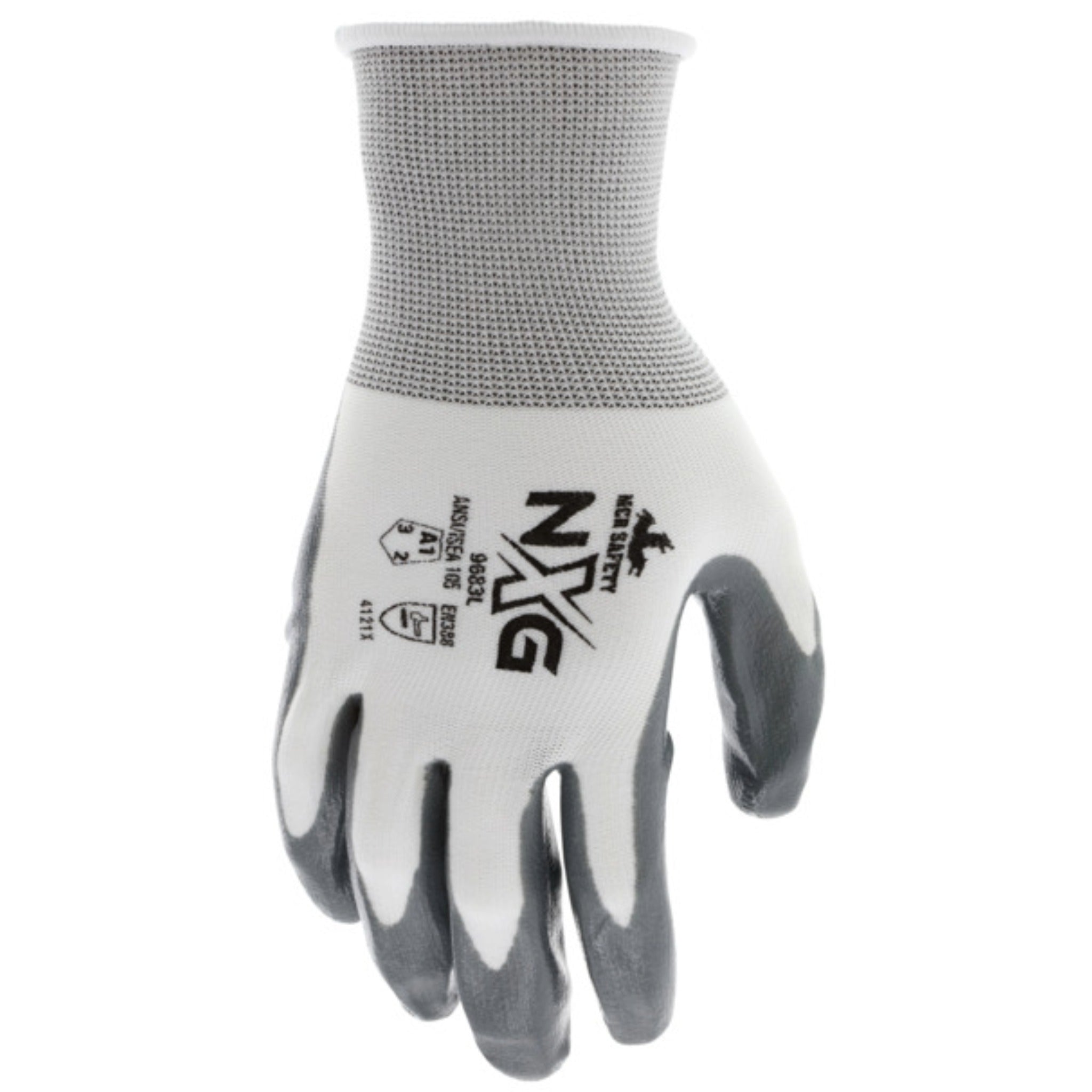 MCR Safety NXG 9683 Work Gloves, Dorsal View