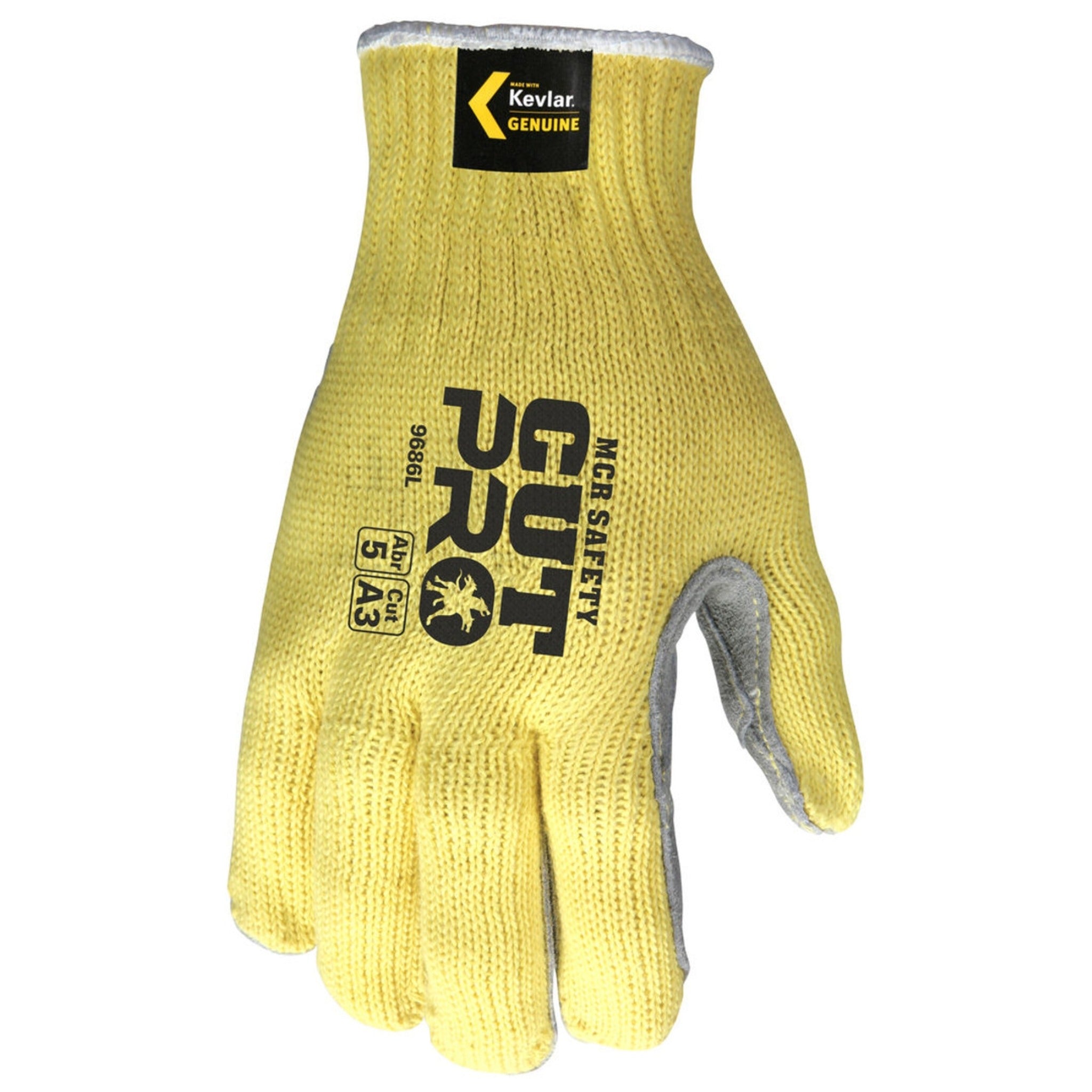 MCR Safety CutPro 9686 Work Gloves, Dorsal View