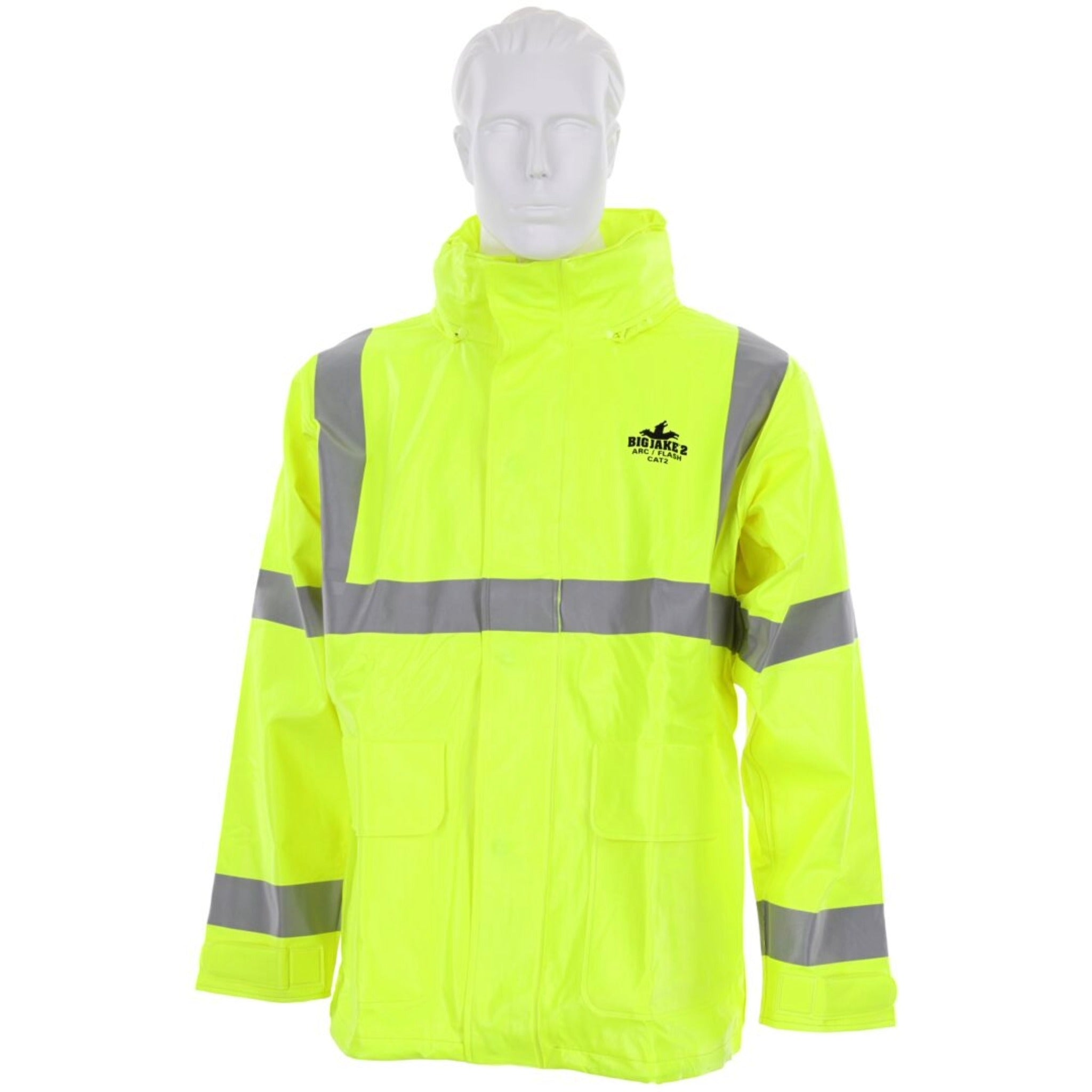 MCR Safety Big Jake 2 BJ238JH Rain Jacket, Front View