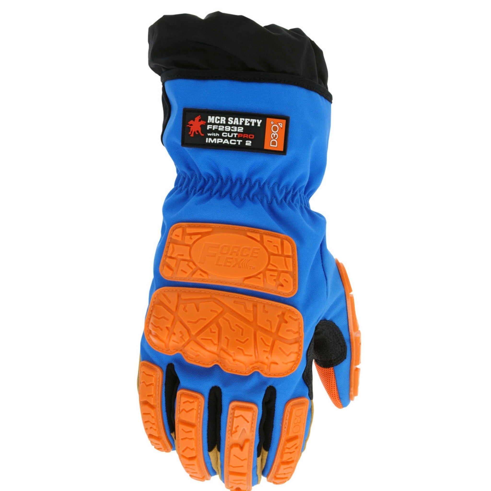 MCR Safety ForceFlex FF2932 Safety Gloves, Dorsal View