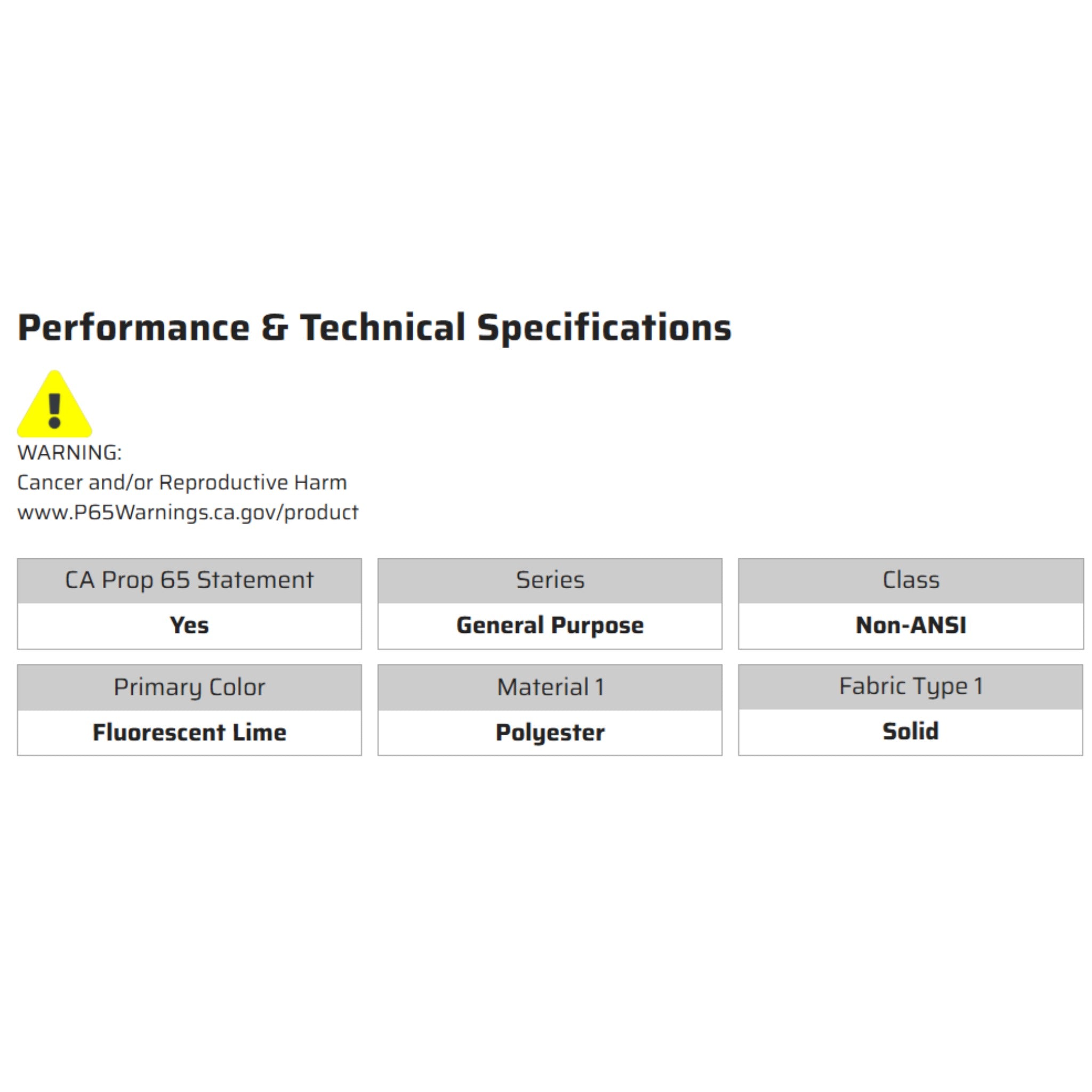 MCR Safety HVS18 Adjustable Sash, Specs