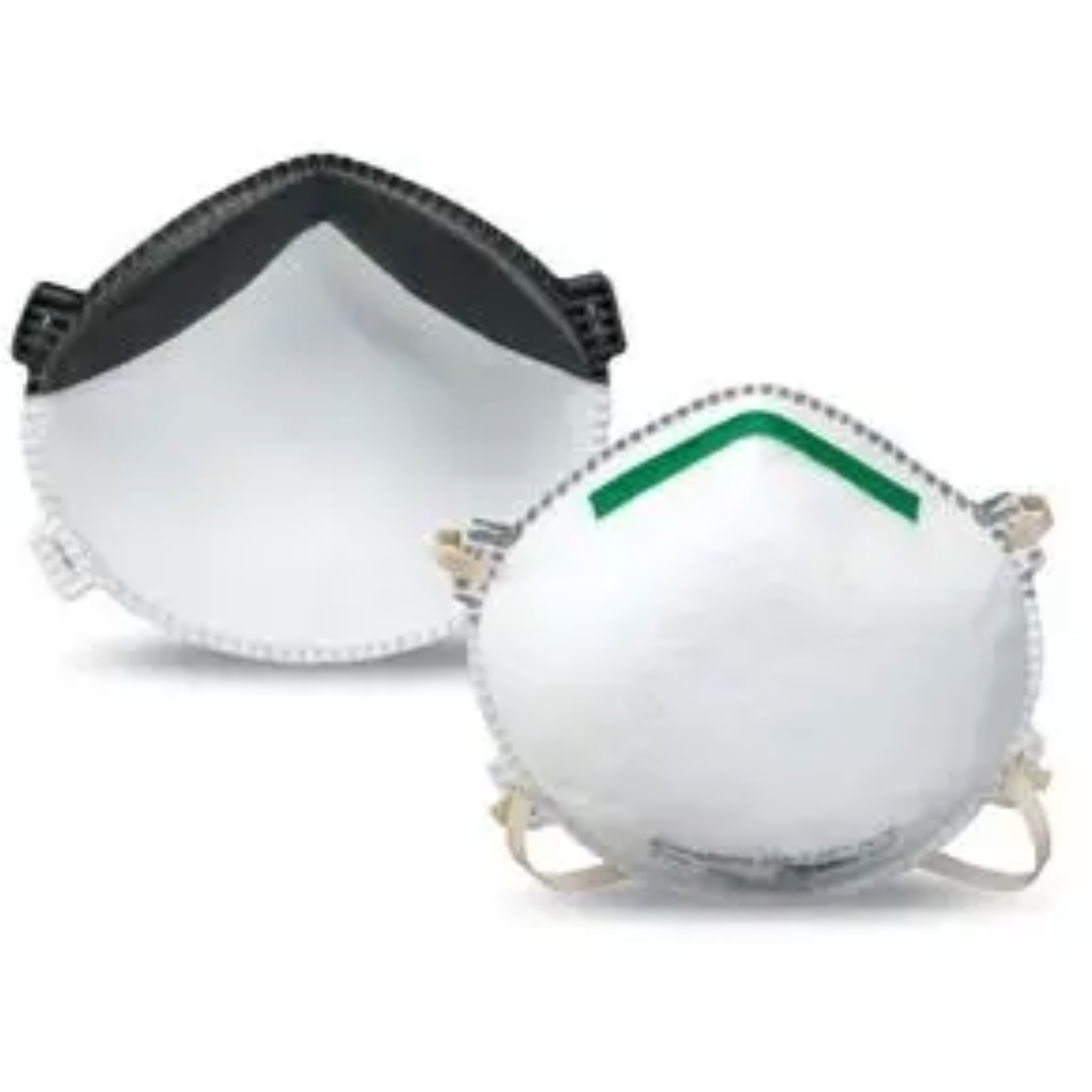 Honeywell North 14110391 SAF-T-FIT PLUS N1115 Disposable Respirator, Half-Facepiece, Non-Valved N95, Green Color Code, Medium/Large, Box of 20 