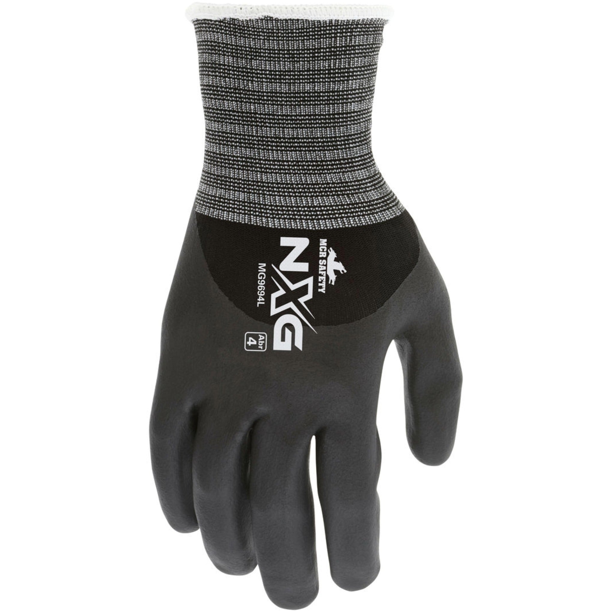 MCR Safety NXG MG9694 Work Gloves, Dorsal View