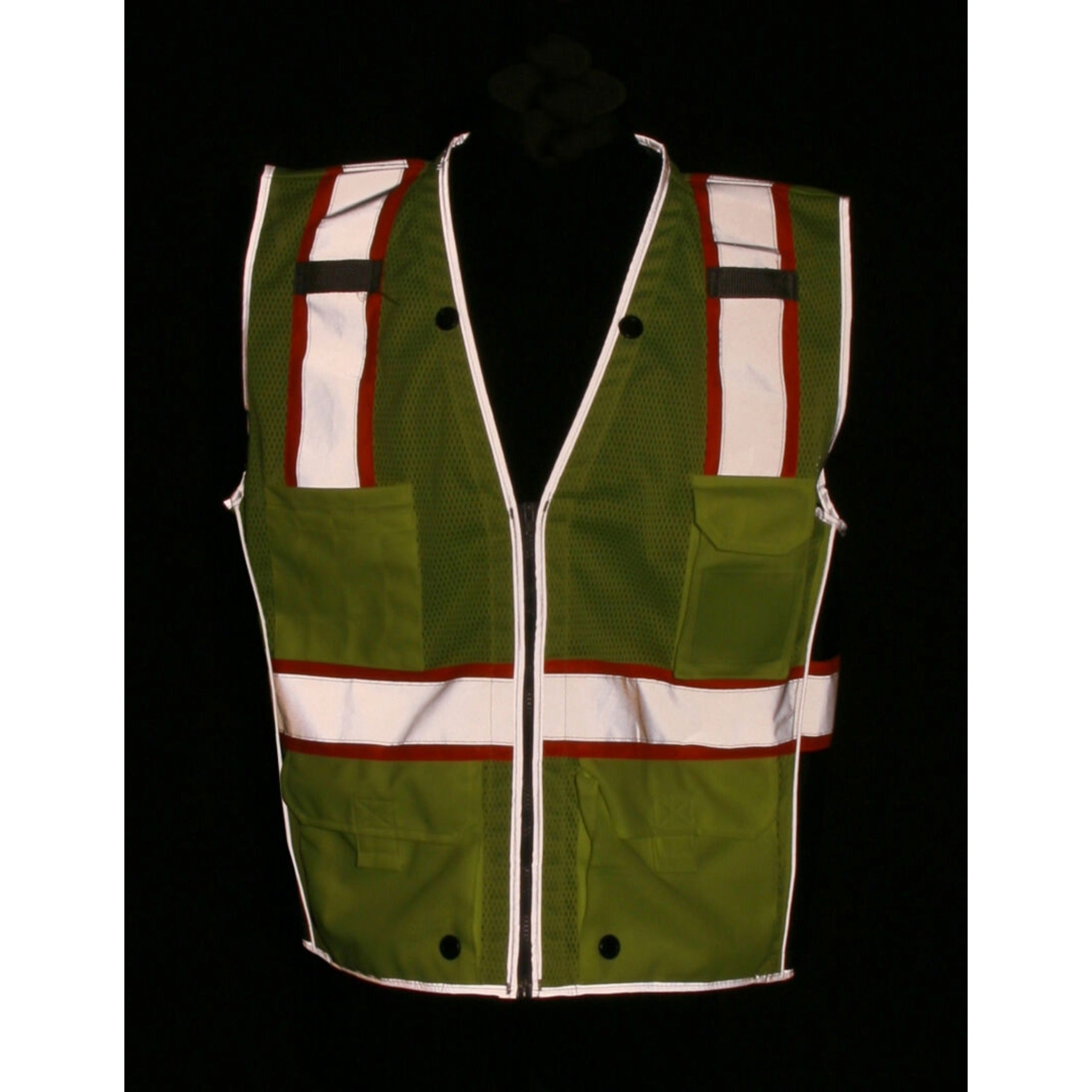 MCR Safety Luminator SURVCL2L Safety Vest, Reflection