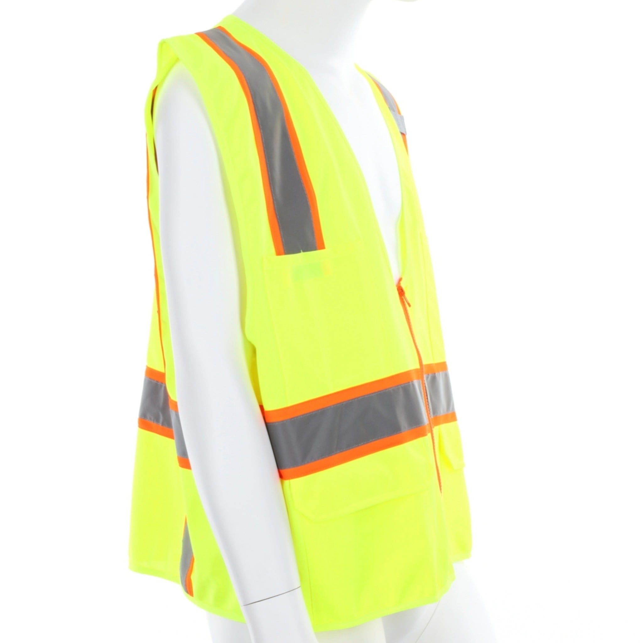 MCR Safety Luminator SURVL Safety Vest, Side View