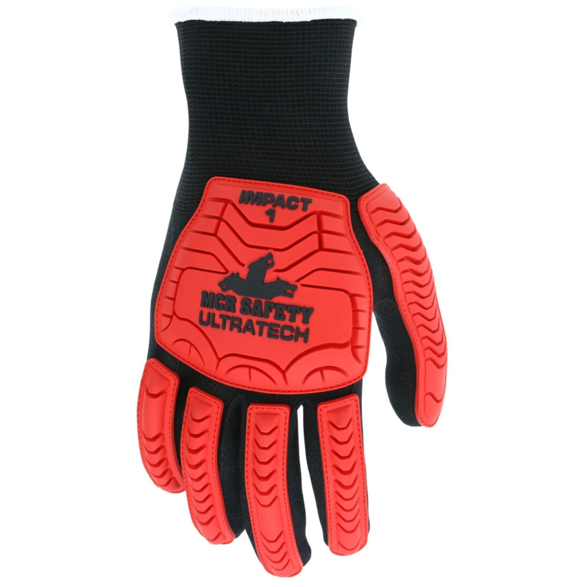 MCR Safety UltraTech UT1950 Work Gloves, Dorsal View