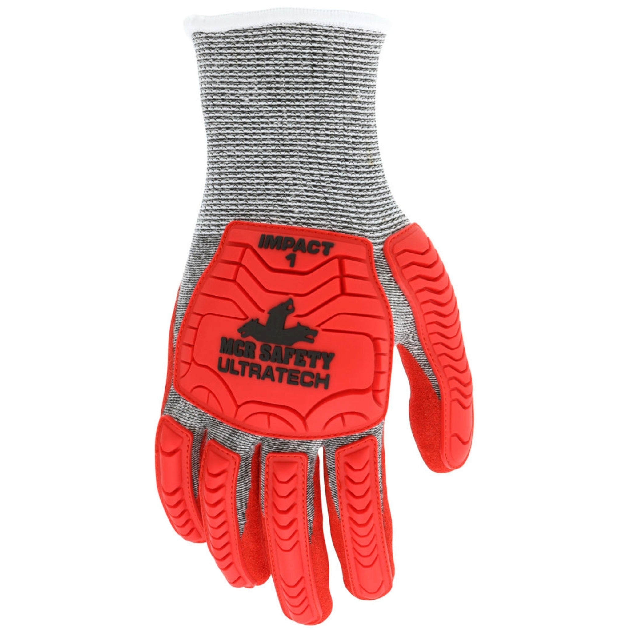 MCR Safety UltraTech UT1954 Work Gloves, Dorsal View