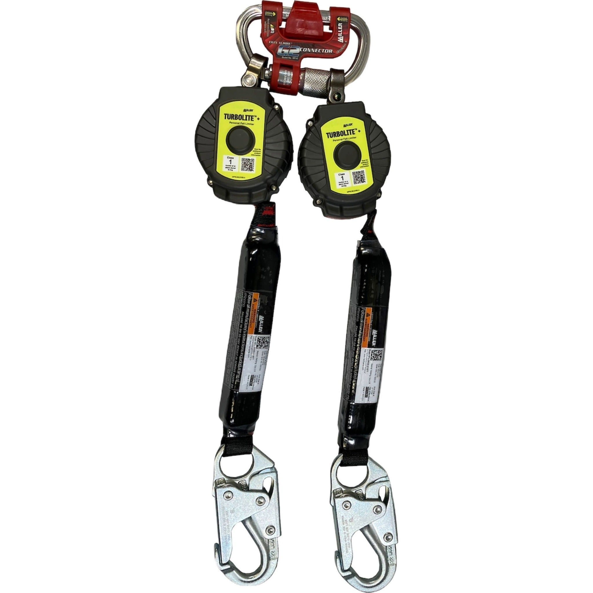 Honeywell Miller MTL-OHW2-27/6FT Twin Turbo Fall Protection System Personal Fall Limiter-Main_Image