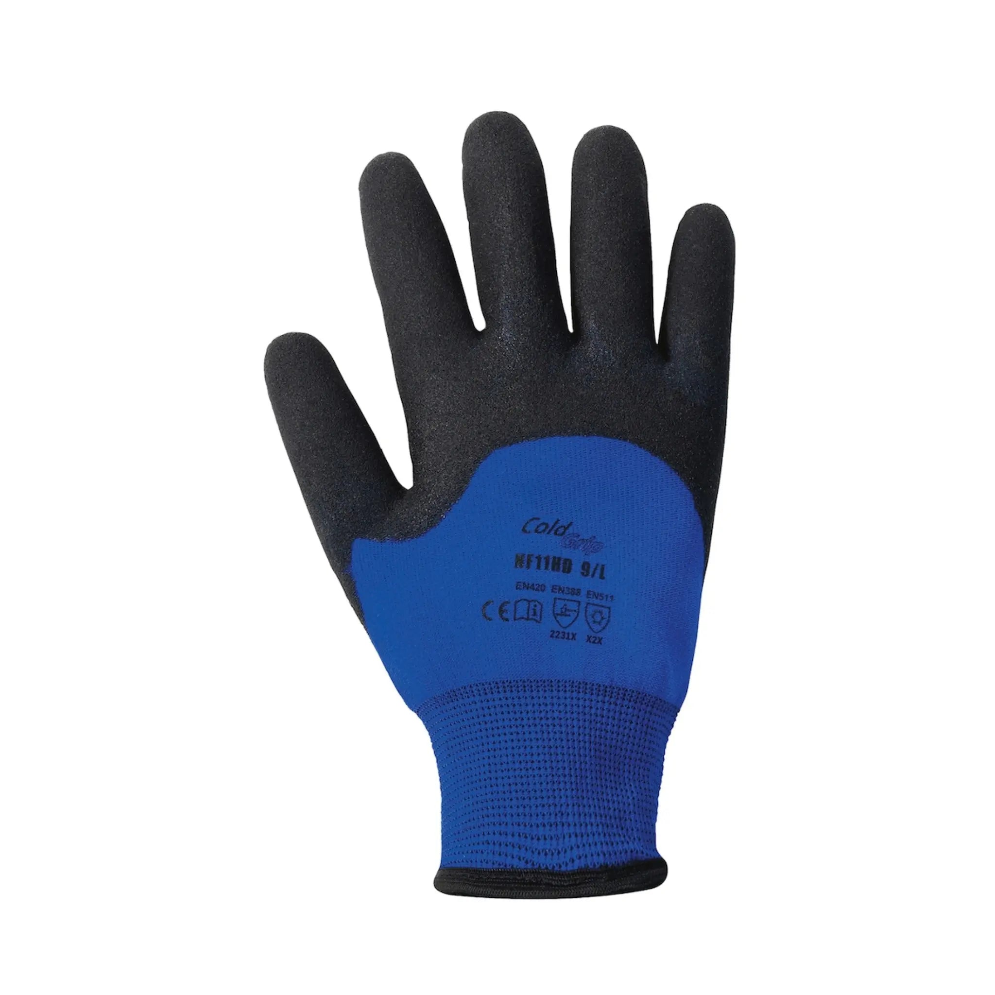 Honeywell NorthFlex NF11HD Cold Grip PVC Nylon Lined Cold Weather Gloves-Back_Image