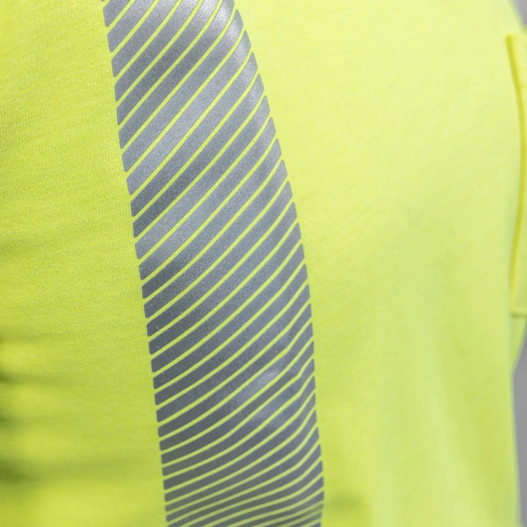 National Safety Apparel DRIFIRE DF2-AX3-793LSP-HY Strongknit FR Long Sleeve Hi-Vis T-Shirt, Class 3, Fluorescent Yellow, Stripe