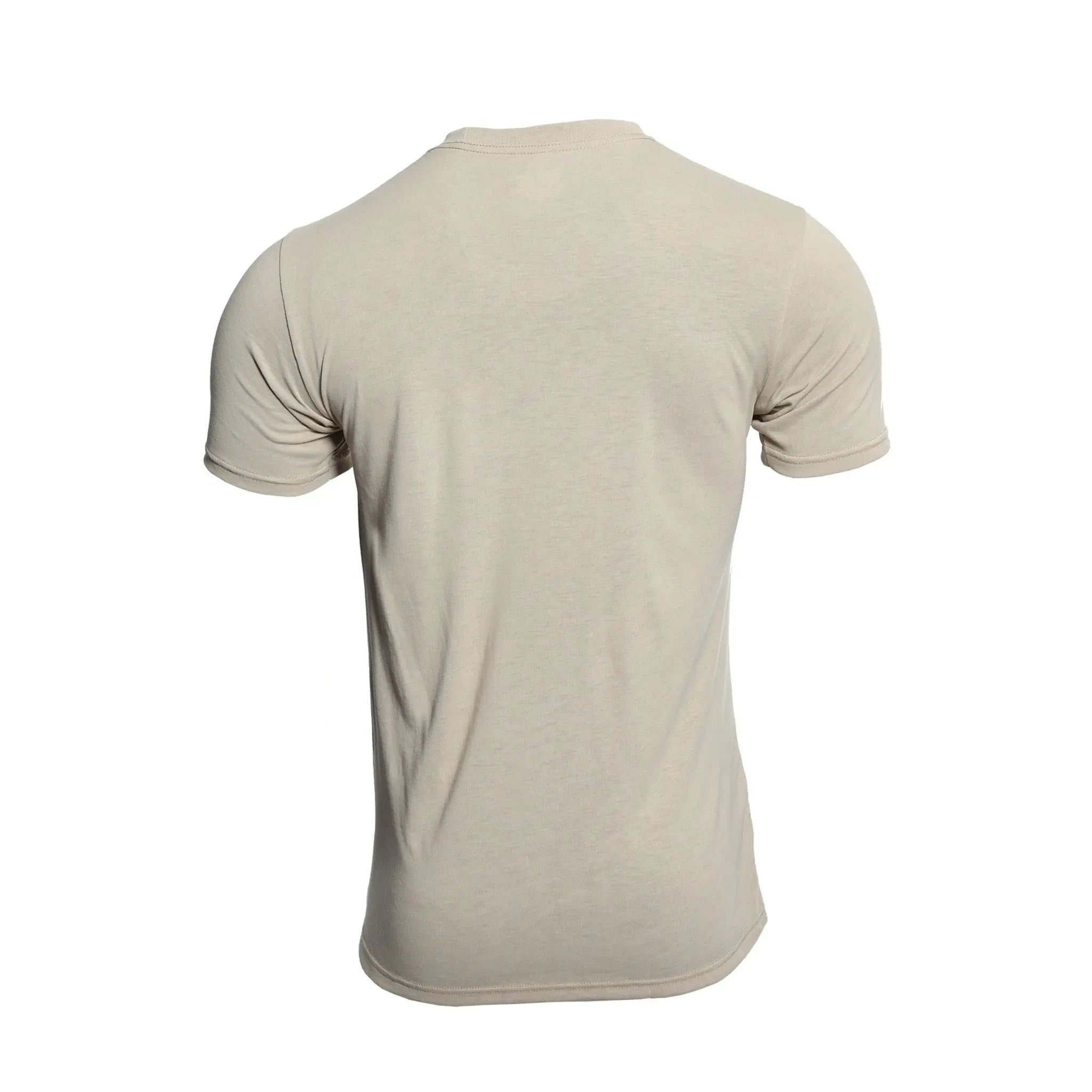 National Safety Apparel DRIFIRE DF2-CM-446TS-DS-LG SS FR Base Layer T-Shirt, Sand, 1 Each, Back View