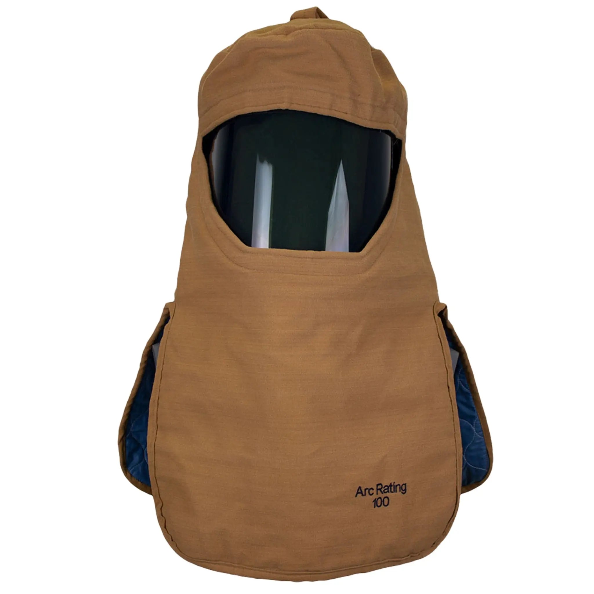 National Safety Apparel Enespro KIT4SC100NGCV ArcGuard 100 Cal Arc Flash Kit With Crossvent Hood, No Gloves, Brown, 1 Kit 