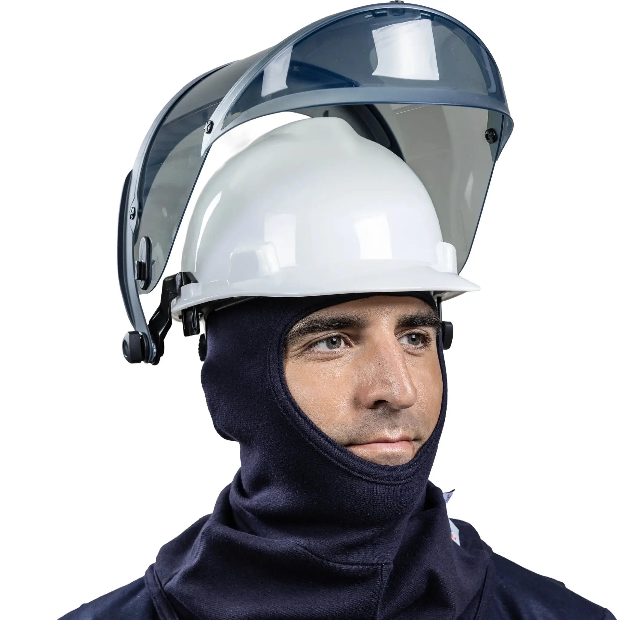 National Safety Apparel Enespro KITHP12PV 12 cal Faceshield Kit, Gray/White, 1 Kit 