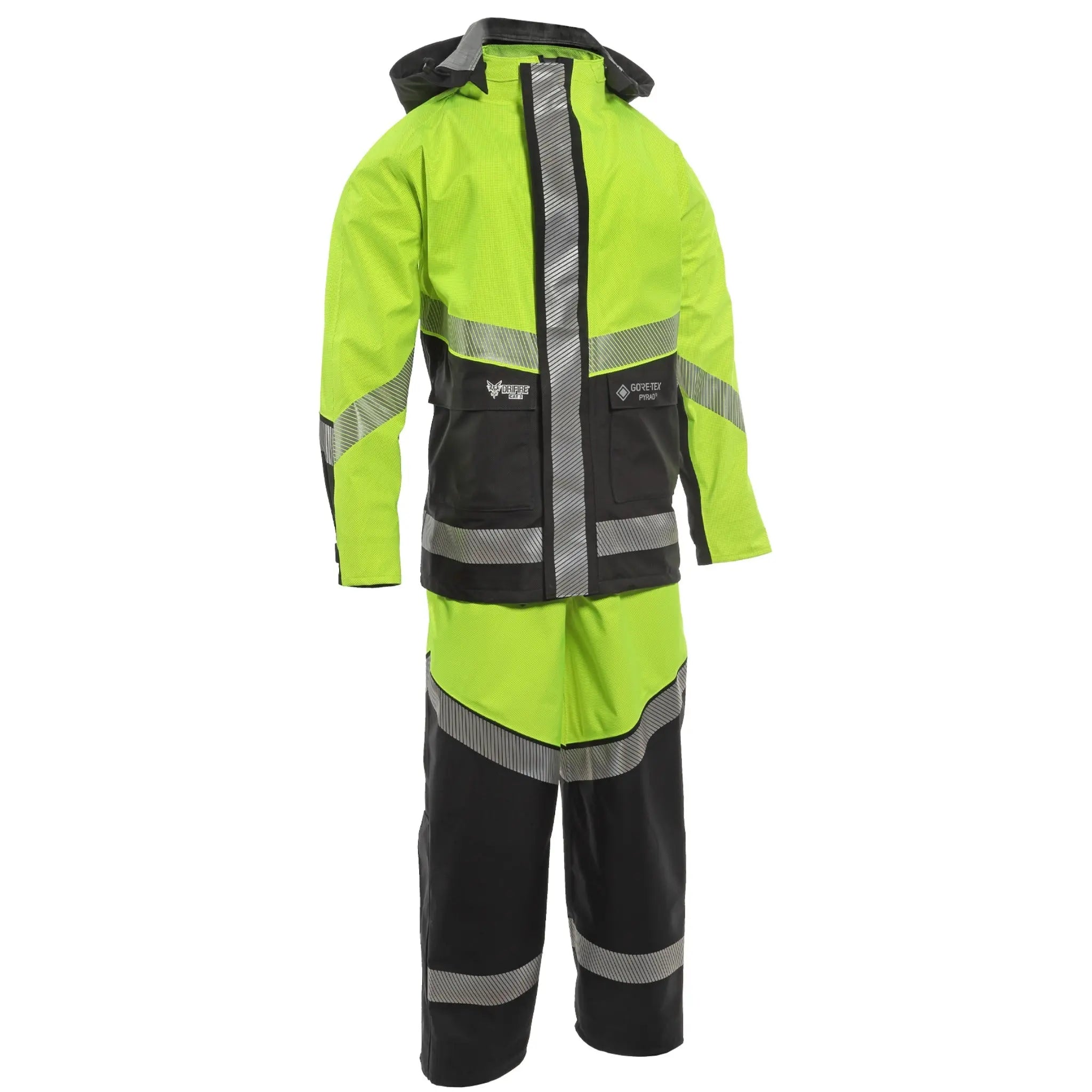 National Safety Apparel DRIFIRE KITHYDRO2-YB HYDROlite 2.0 FR Extreme Weather Kit - Type R Class 3-Front_Closed