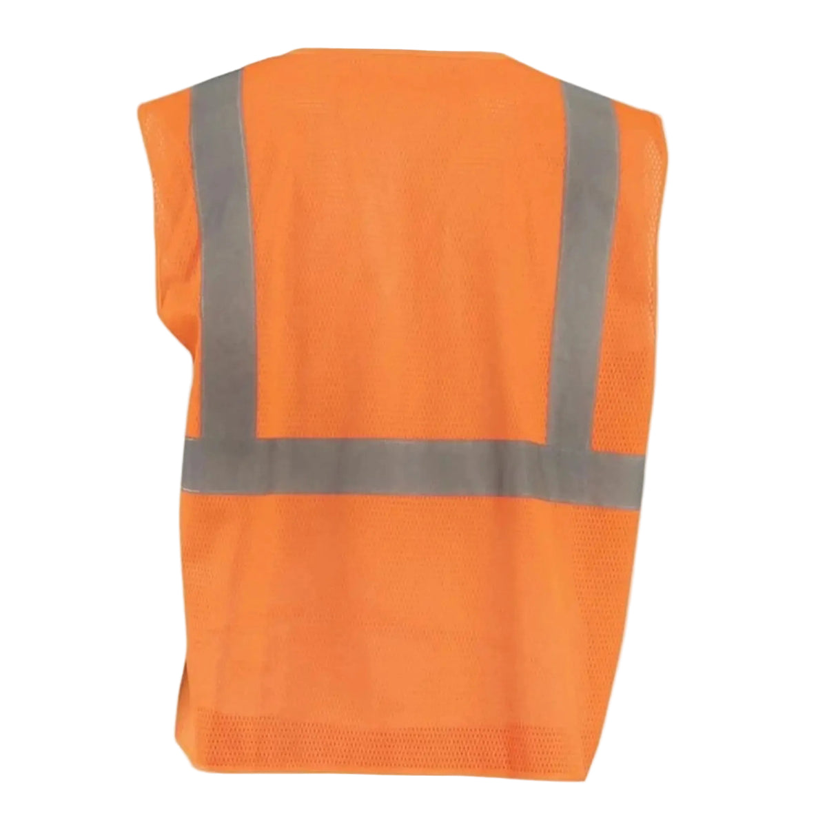 Value Mesh Standard Zipper, Orange, Back