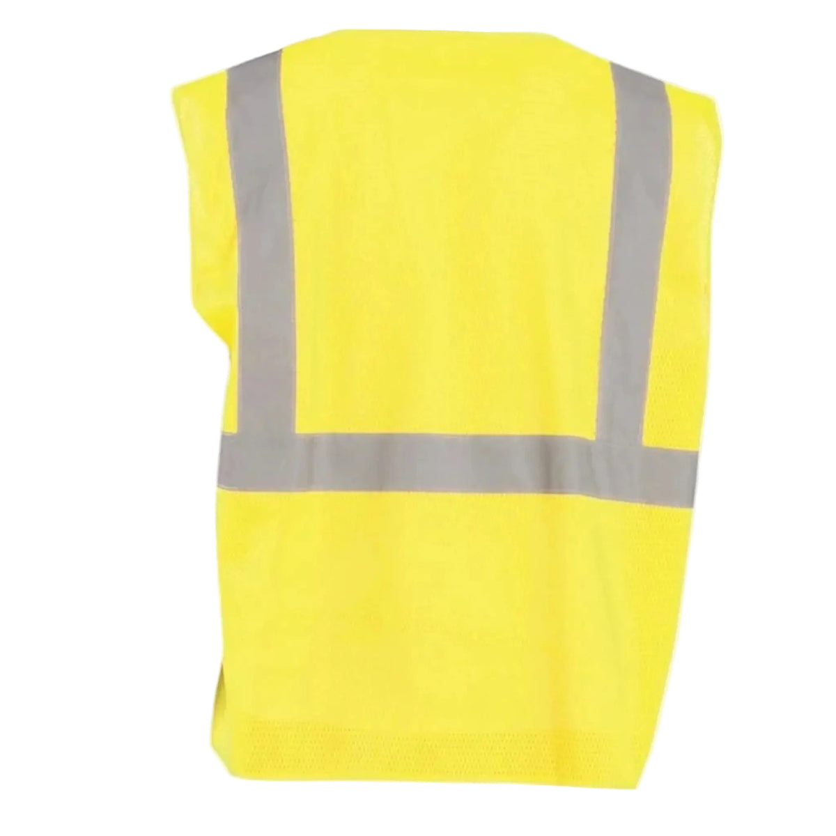 Value Mesh Standard Zipper, Yellow, Back
