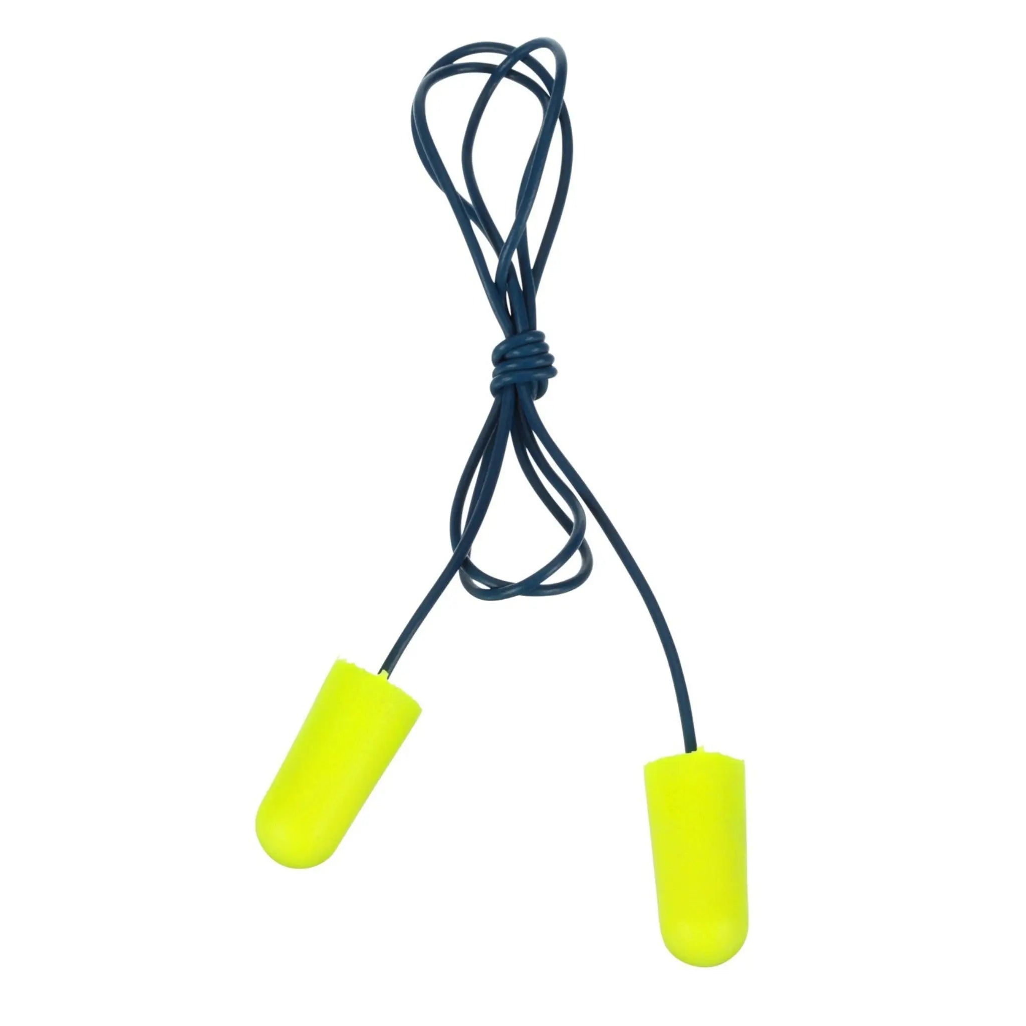 3M E-A-Rsoft SuperFit Metal Detectable Corded Earplugs, Yellow, Corded, Box of 200 