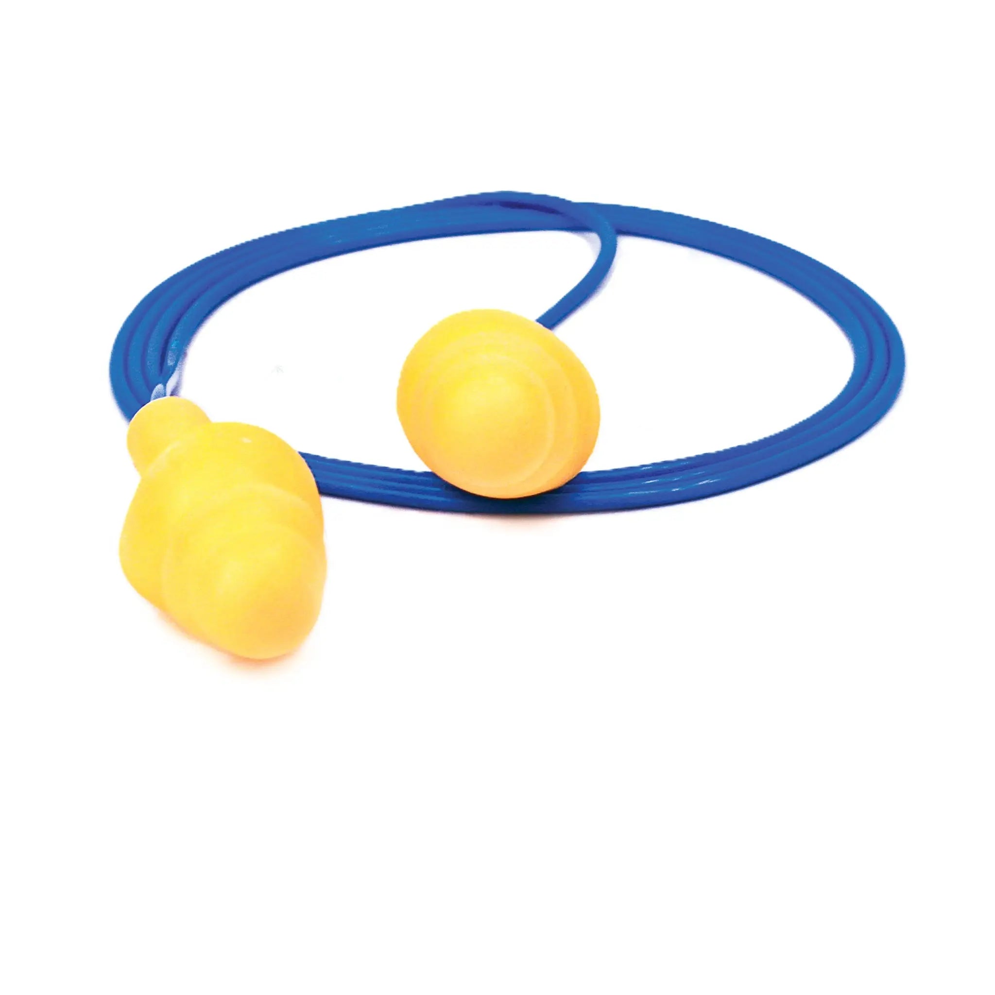 3M E-A-R UltraFit 340-4004 Elastomeric Polymer Corded Earplugs, Yellow, Box of 100 Pairs 