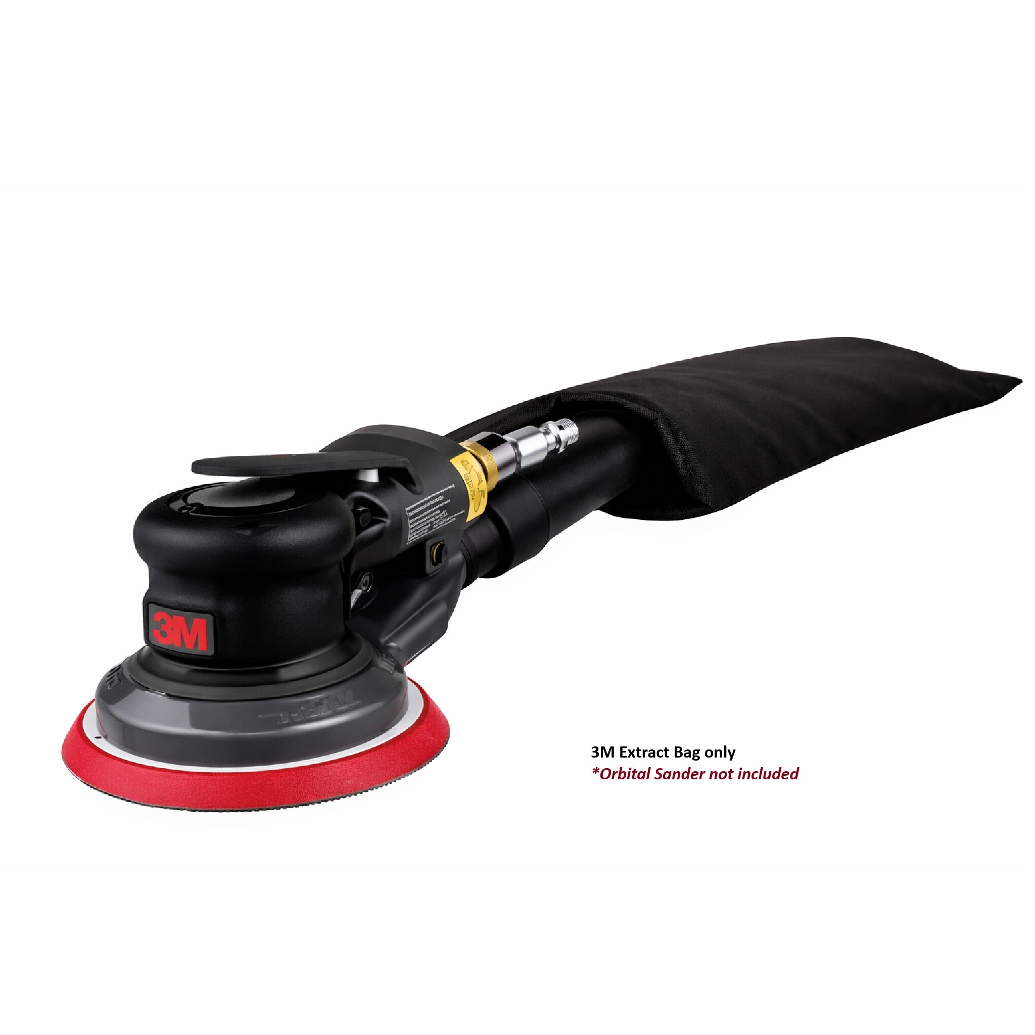 3M Xtract 7100296135/65967 Filter Bag, Non-HEPA, Black, Large 