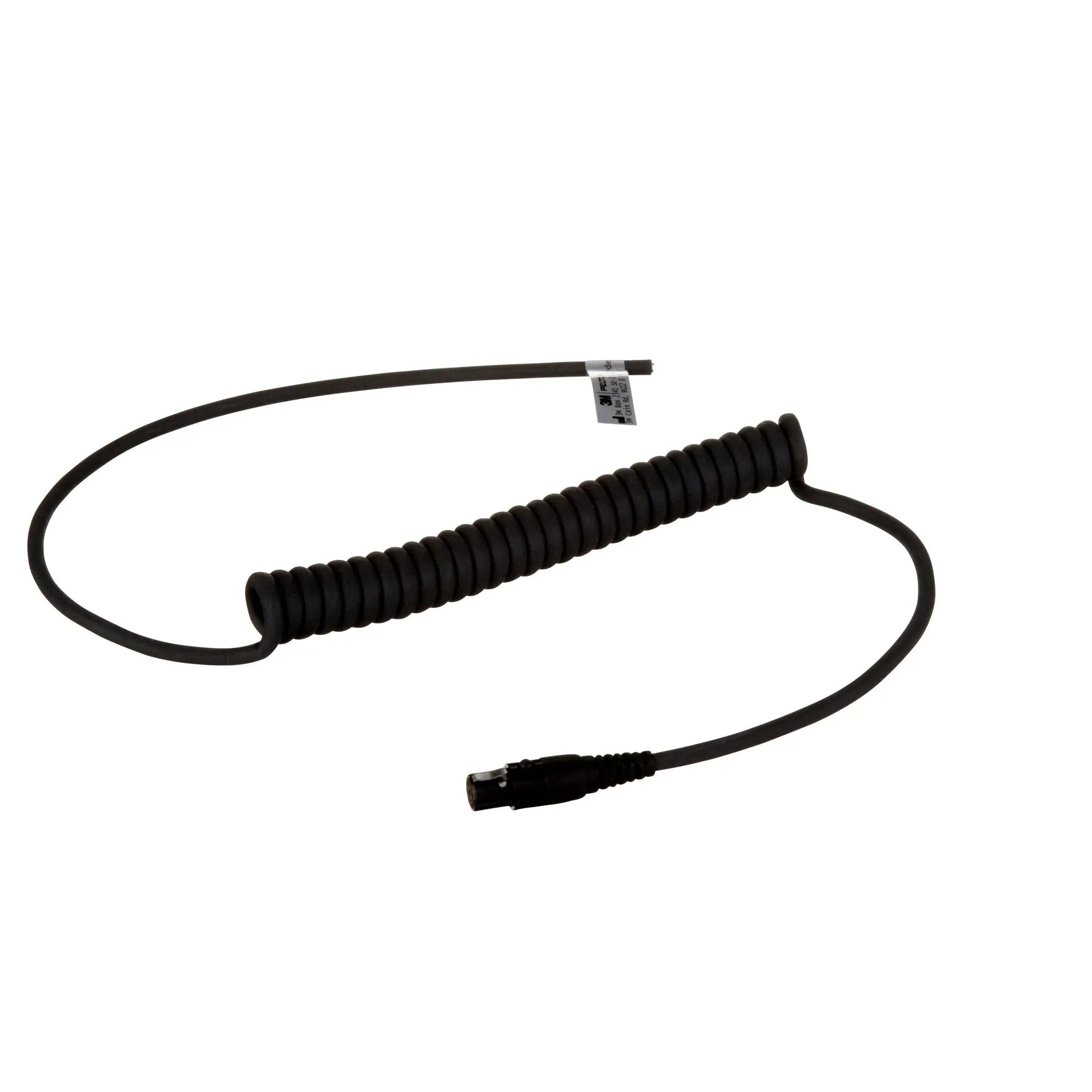3M PELTOR FLX2 FLX2-211 Curly Open End Cable, Black, 1 Each 