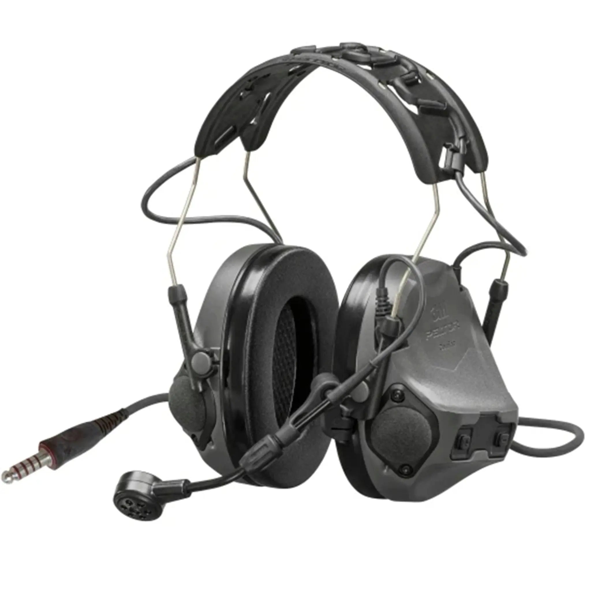 3M PELTOR MT14H418A-92-GE ComTac VIII Multi Comm Headset, Nexus 5-Con, Charcoal Gray, Main Image
